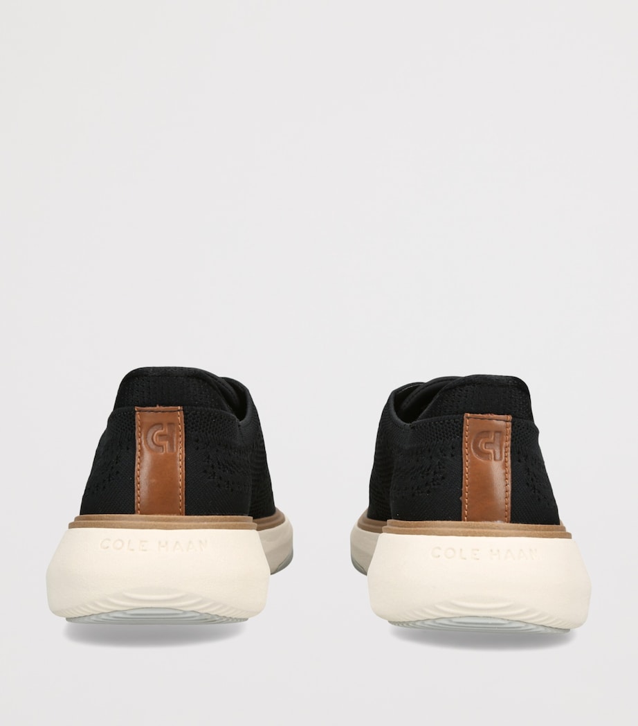 Cole Haan Mens Grand Phaze Stitchlite Quick-On Oxford Sneakers Blk/white Image 4
