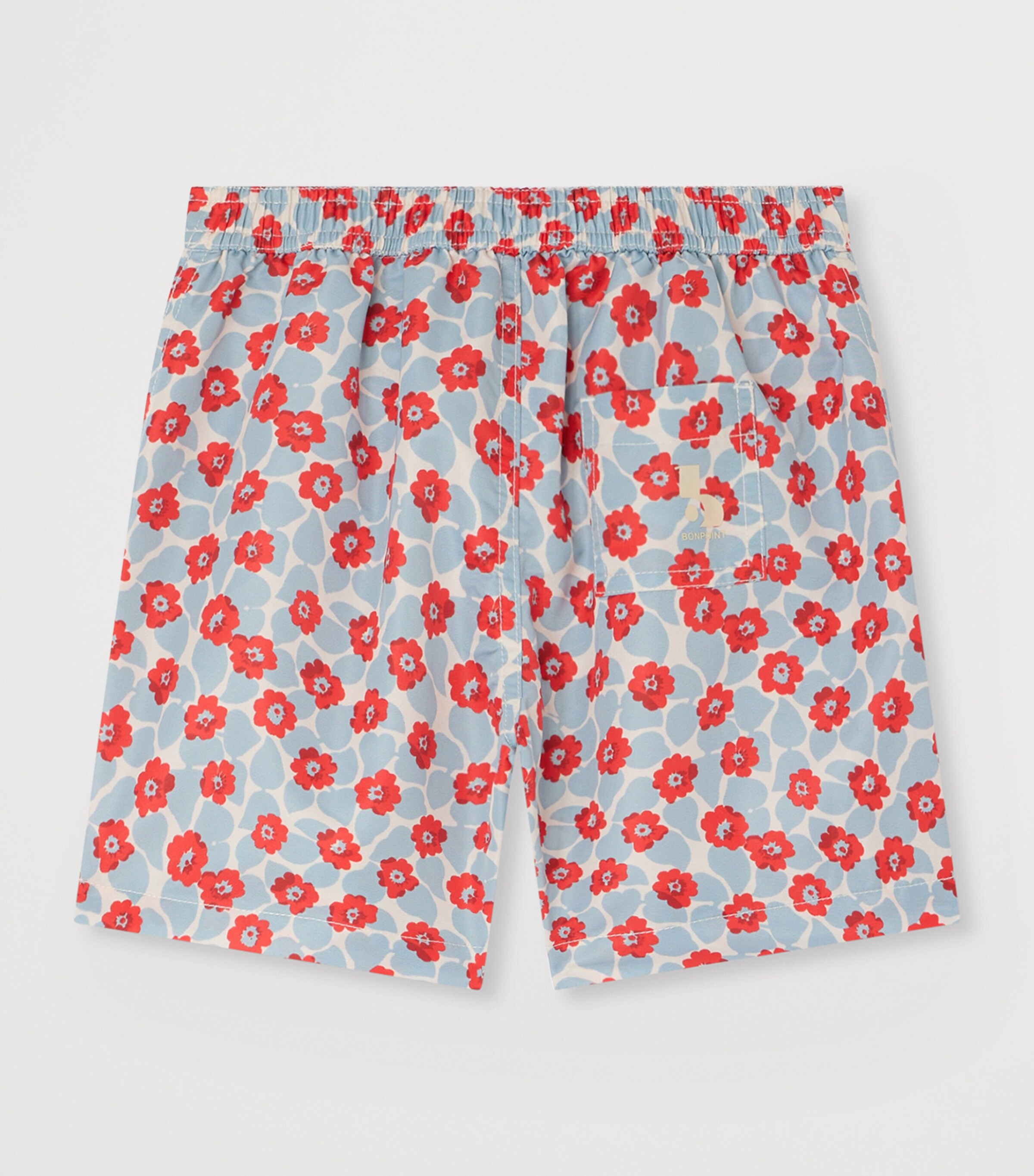 Bonpoint Floral Swim Shorts (10-14 Years) Fl Bleu Image 2