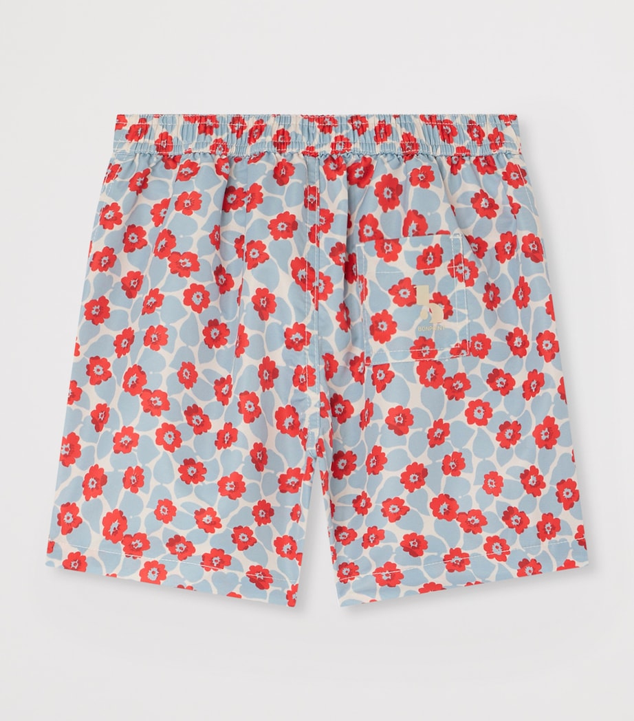 Bonpoint Floral Swim Shorts (10-14 Years) Fl Bleu Image 2