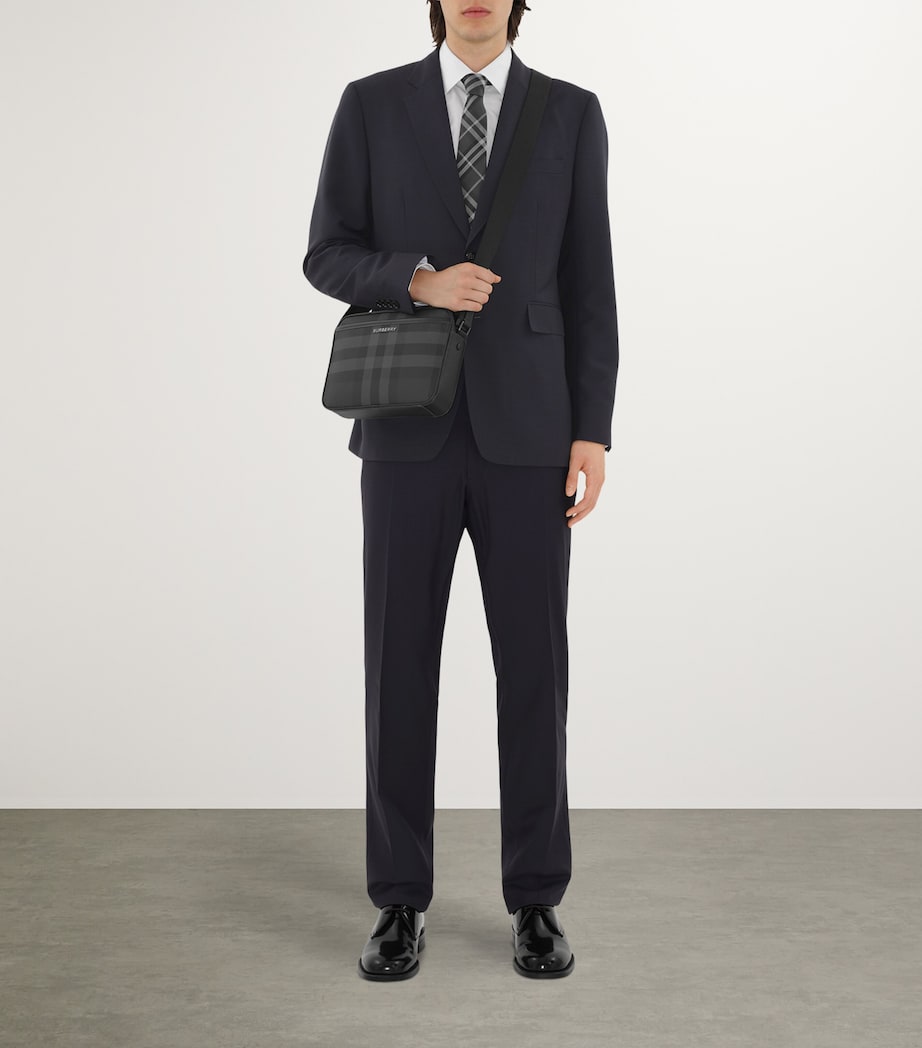 Muswell Check Messenger Bag CHARCOAL Image 3