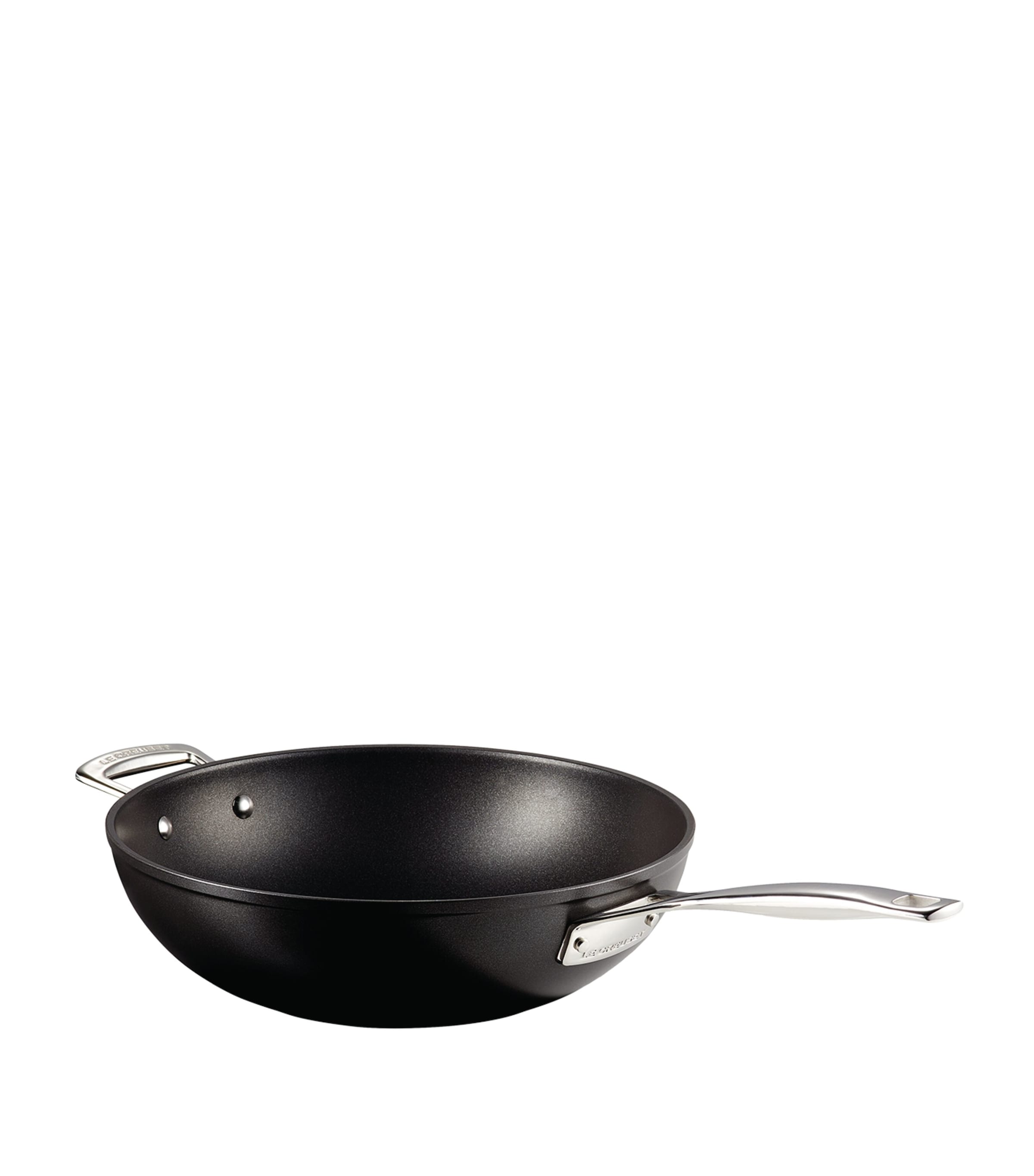 Le Creuset Toughened Non-stick Stir-fry Pan In Black