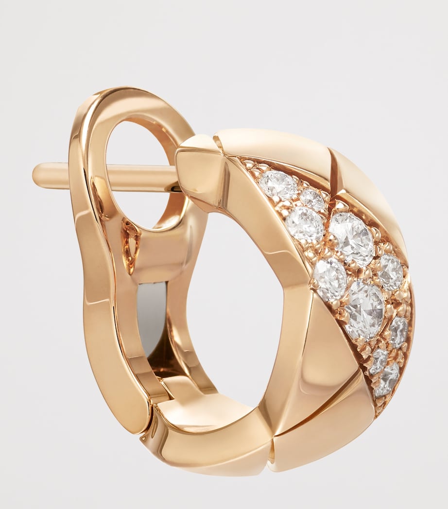 Rose Gold and Diamonds Coco Crush Earrings BEIGE GOLD Image 4