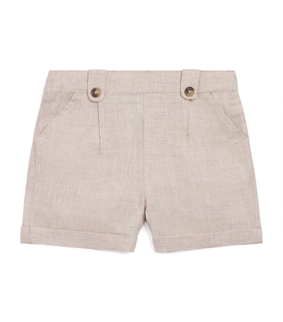 Linen Ceremony Shorts (3 Months – 4 Years) 17SABLE Image 1