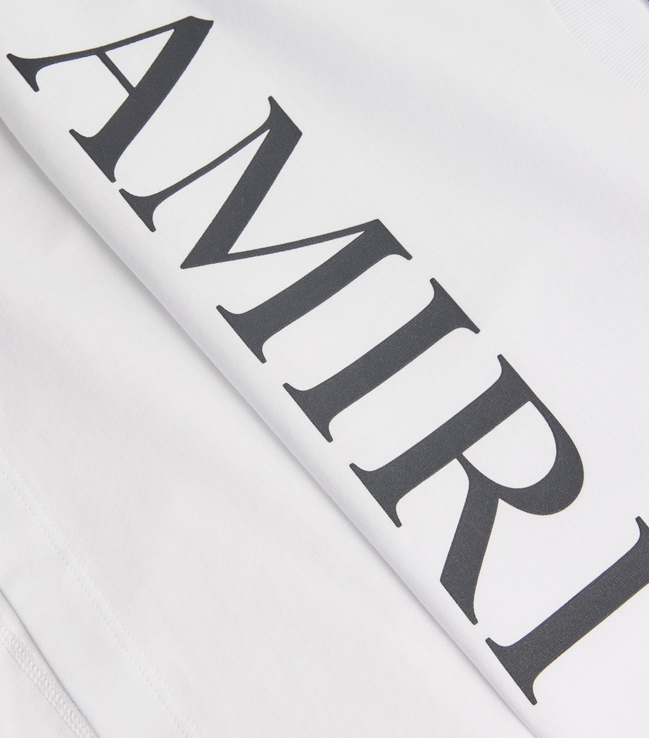 AMIRI Mens Cotton Logo T-Shirt White Image 11