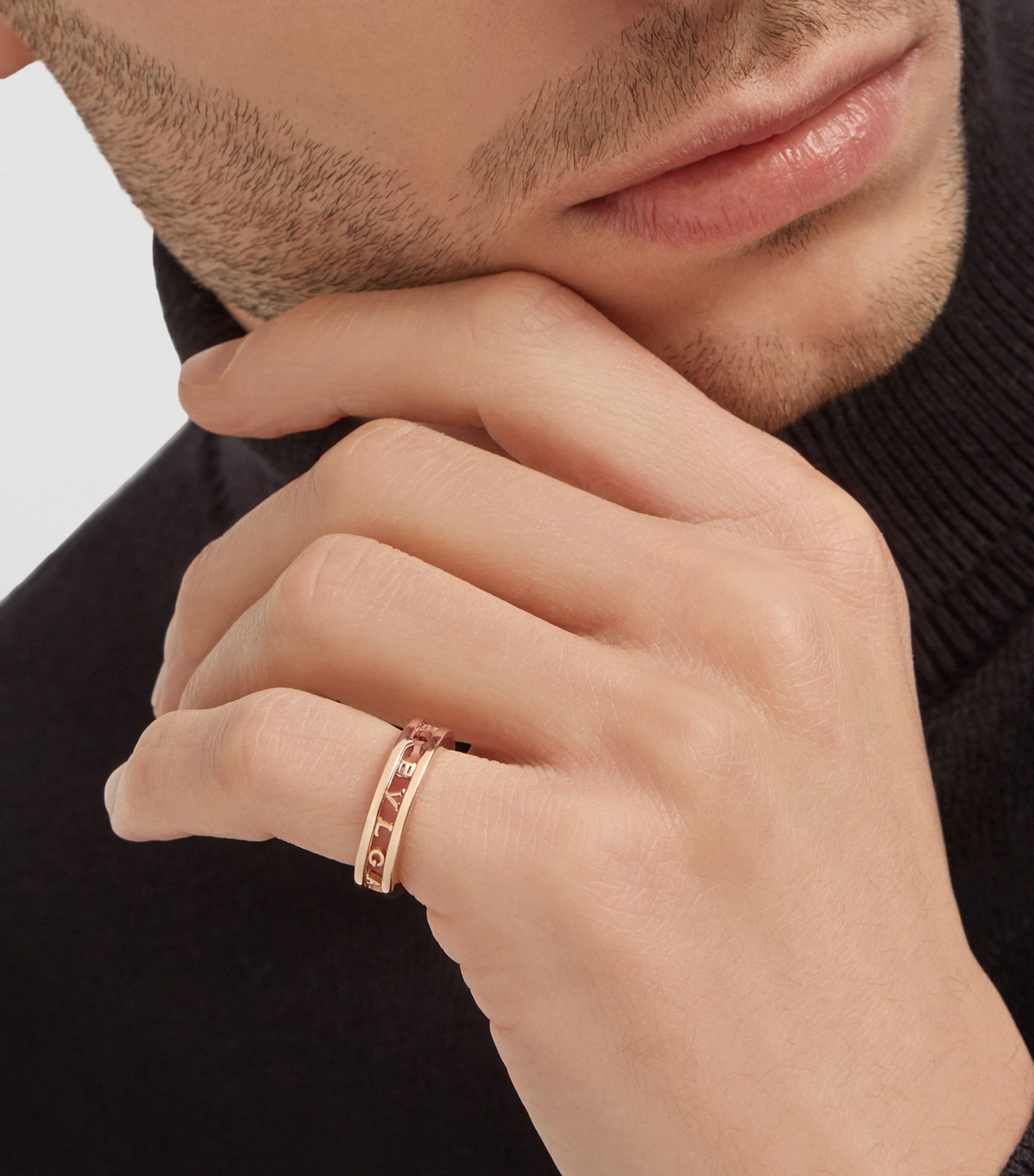 Rose Gold B.zero1 Ring PINK GOLD Image 4