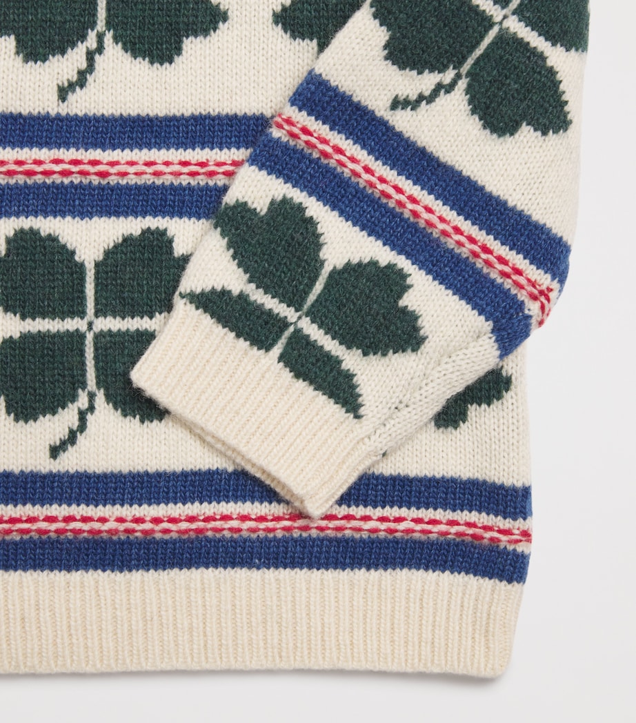 Wool-Blend Billi Sweater (5-10 Years) S00079 CLOVER Image 3