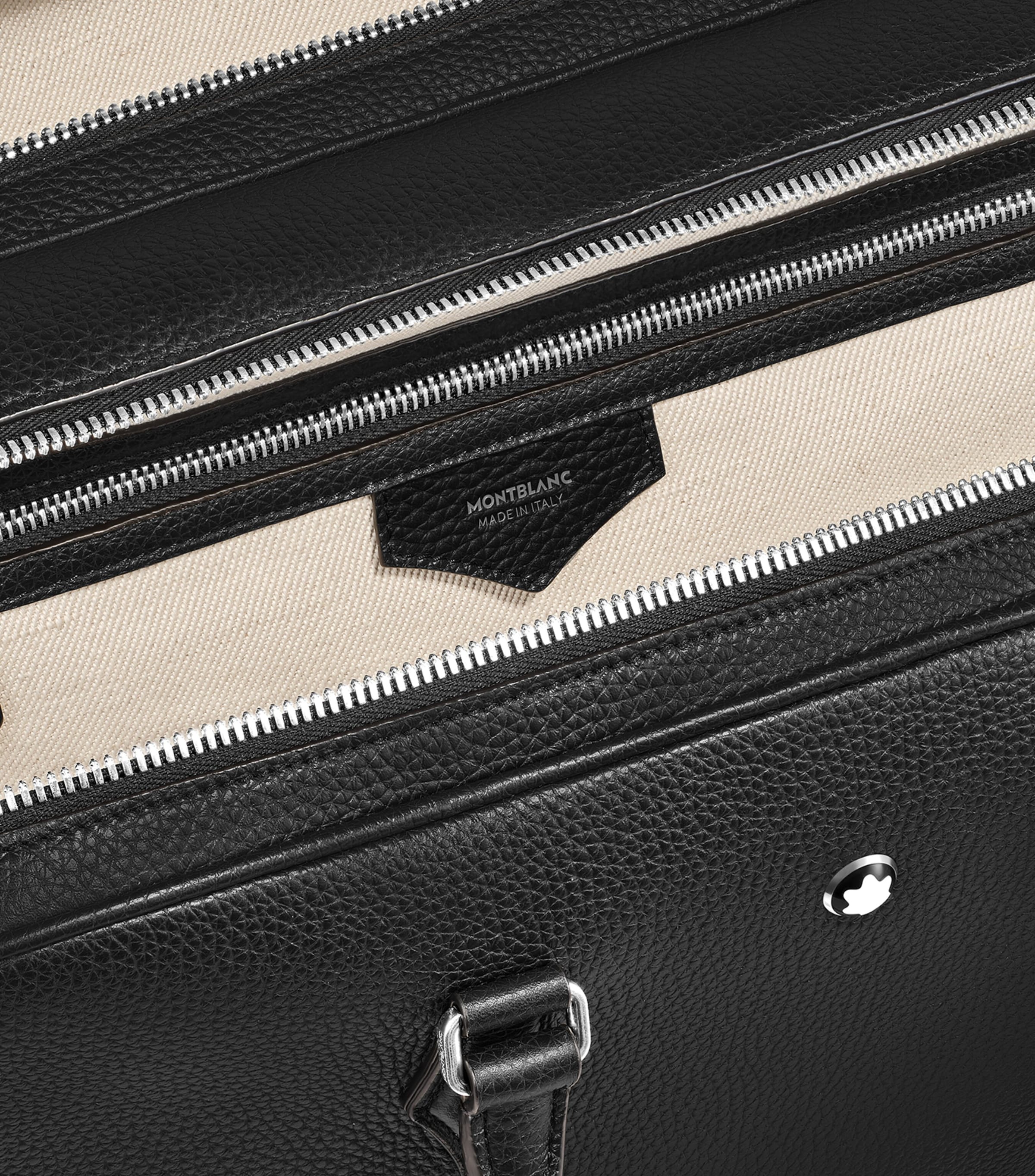 Montblanc Large Grained Leather Document Case Black Image 5