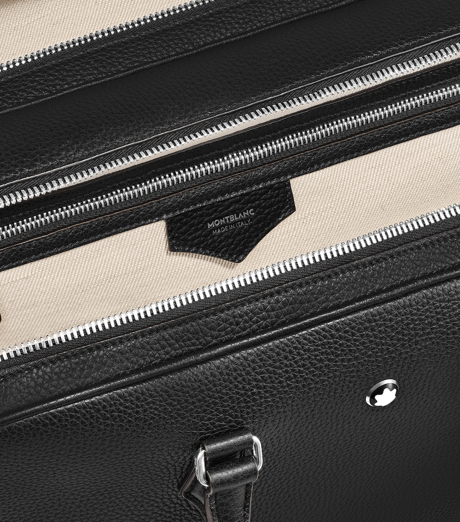 Montblanc Large Grained Leather Document Case Black Image 5