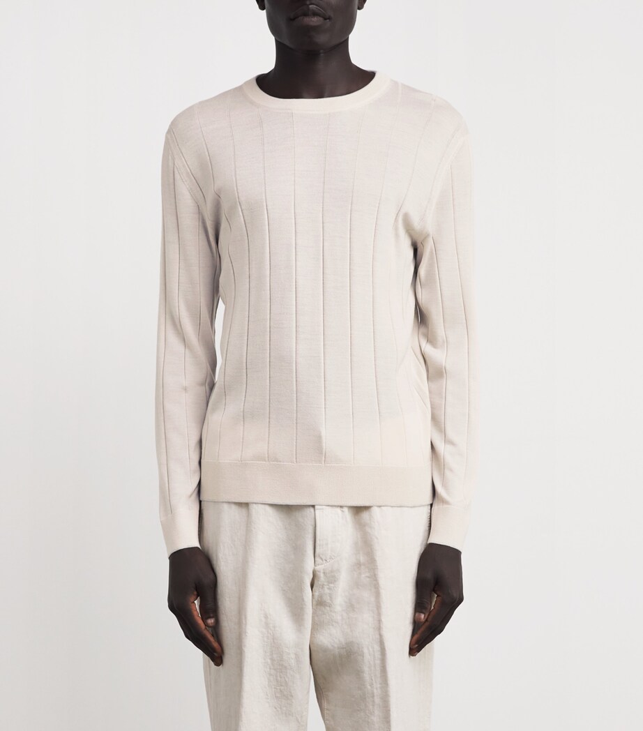 Wool Sweater BEIGE E GRIGIO CHIAR Image 3