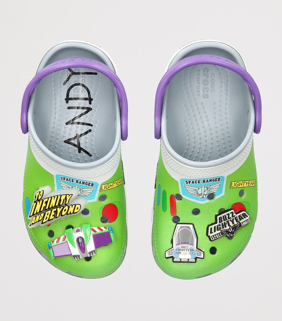 CROCS KIDS Buzz Lightyear Classic Clogs Green Comb Image 4
