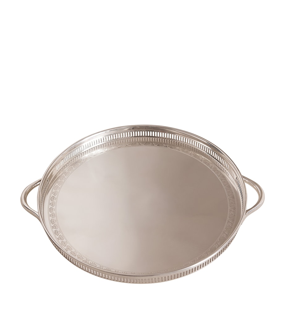Silver- Plated Rochester Engraved Tray SILVER Image 1