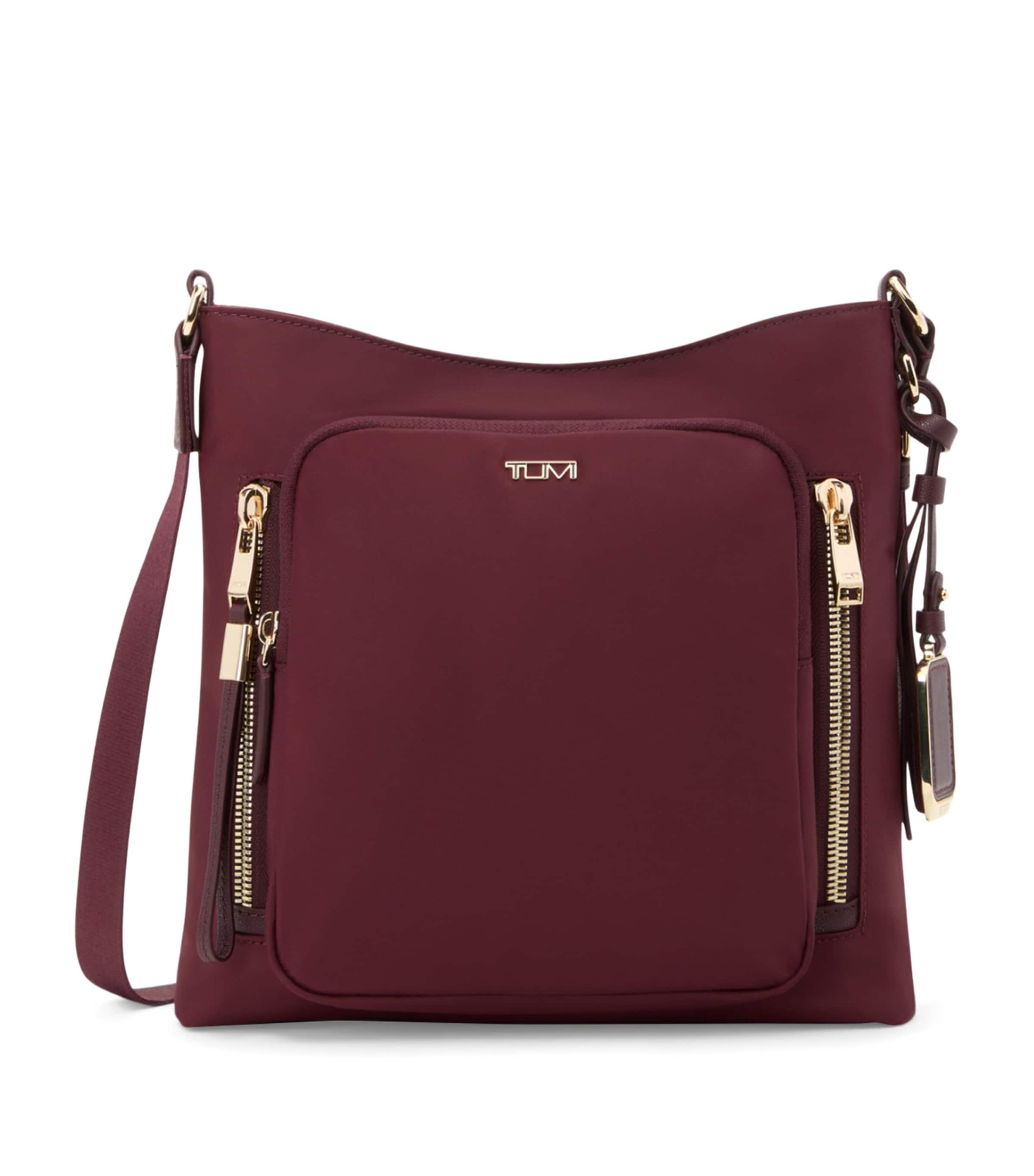 Tumi Voyageur Tyler Nylon Crossbody Bag In Red