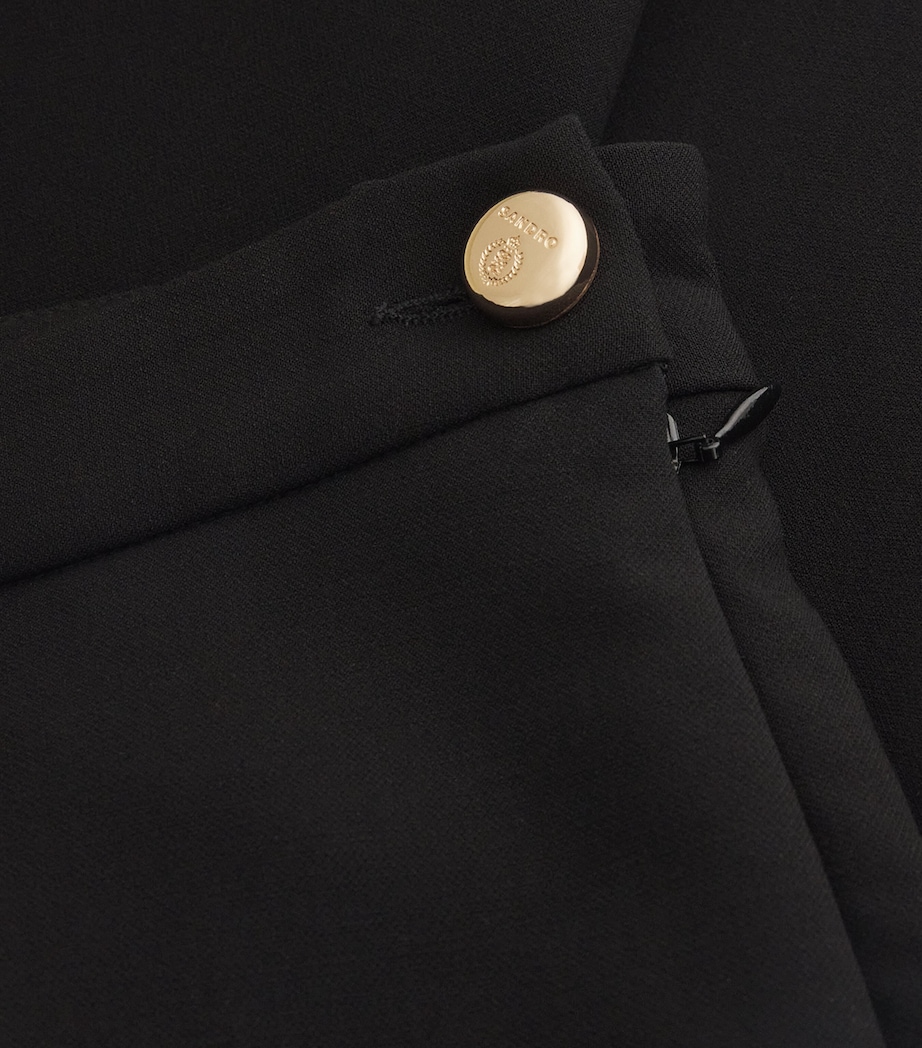 Flared Trousers BLACK Image 5