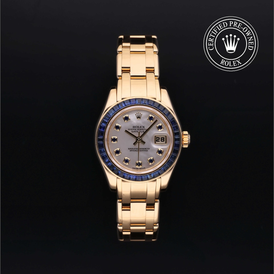 Rolex Certified Pre-Owned Oyster Perpetual Pearlmaster Mop/sapp