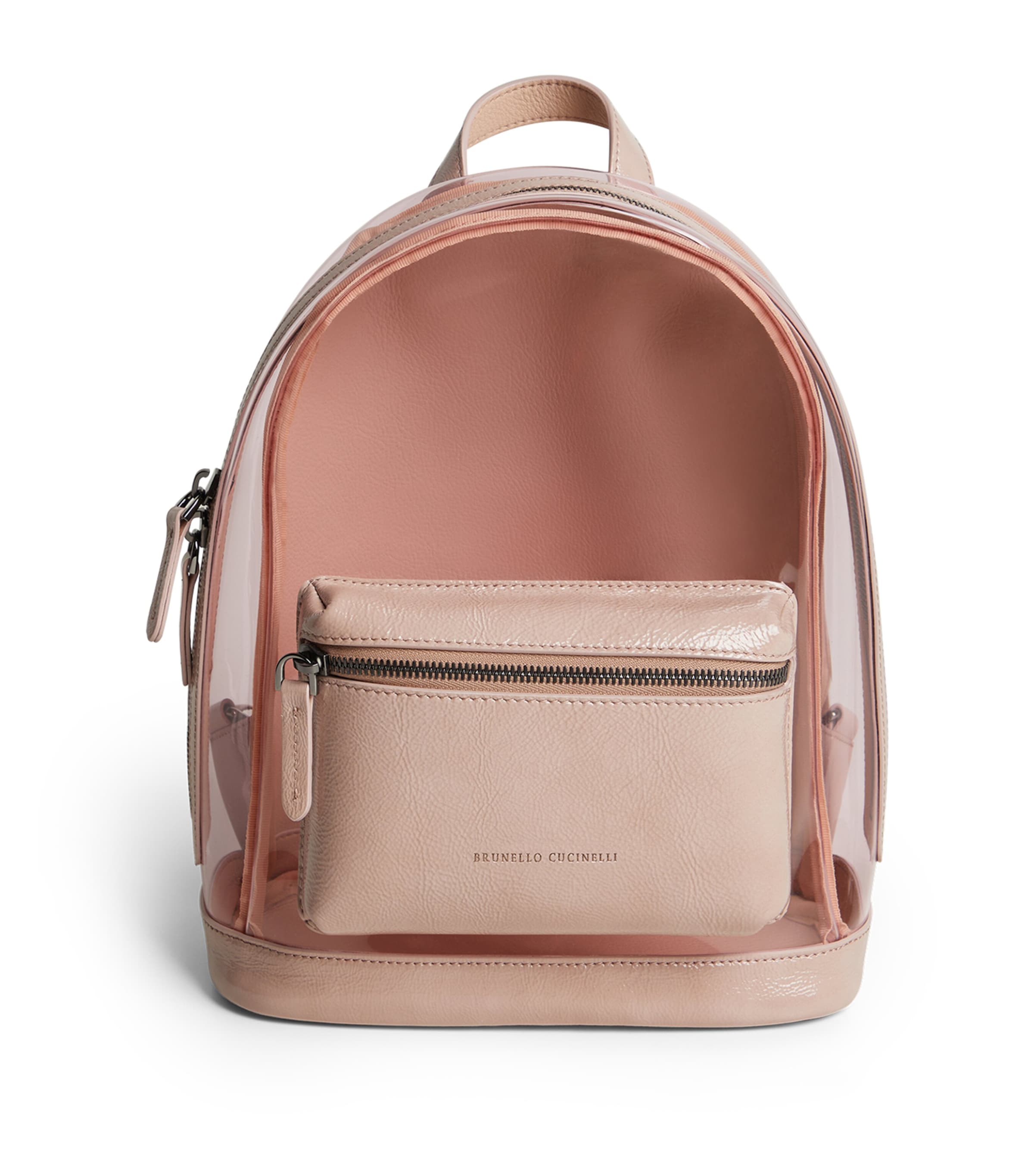 Brunello Cucinelli Pvc-leather Backpack In Pink