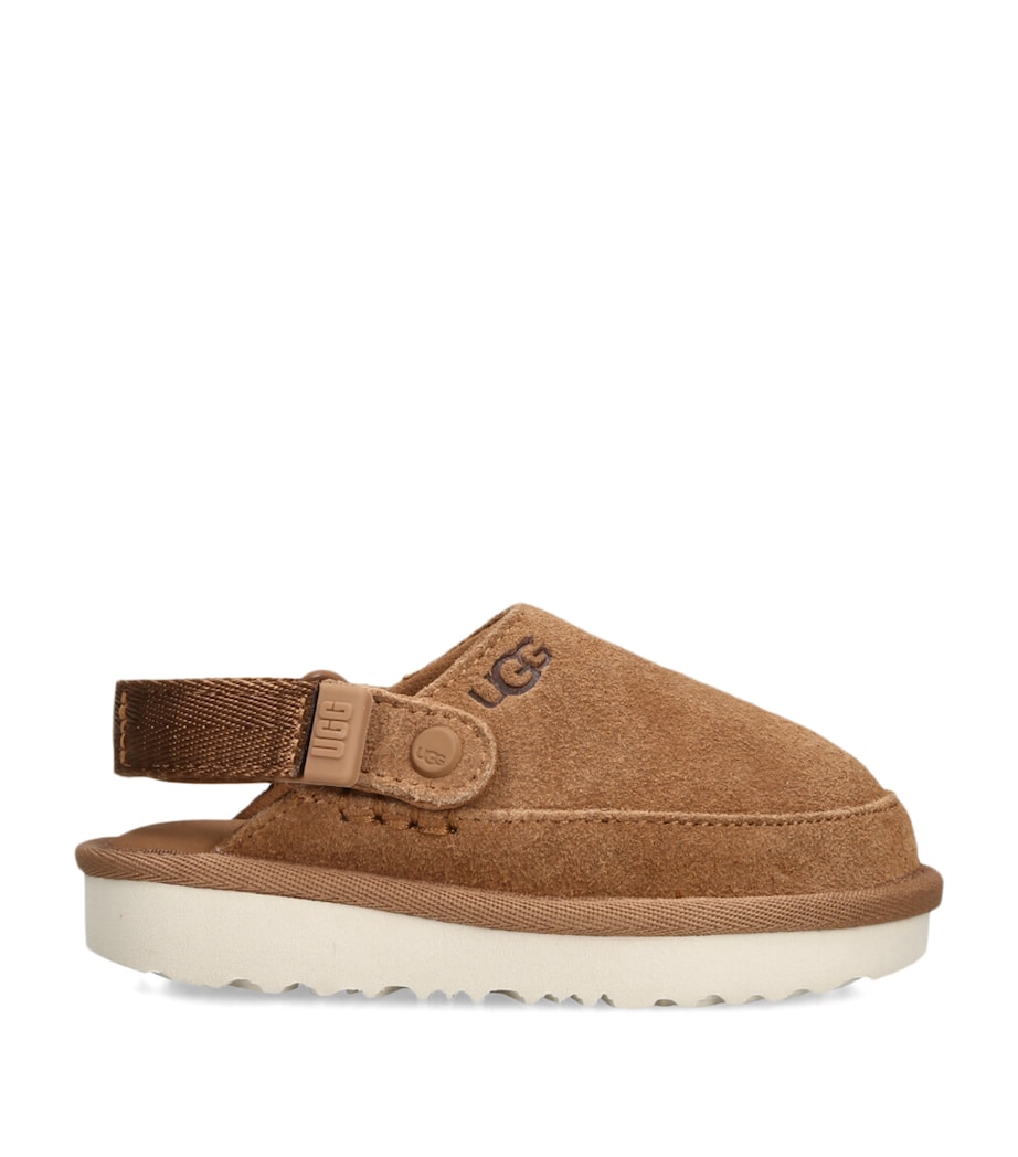 UGG Kids Suede Goldenstar Clogs Brown Image 1