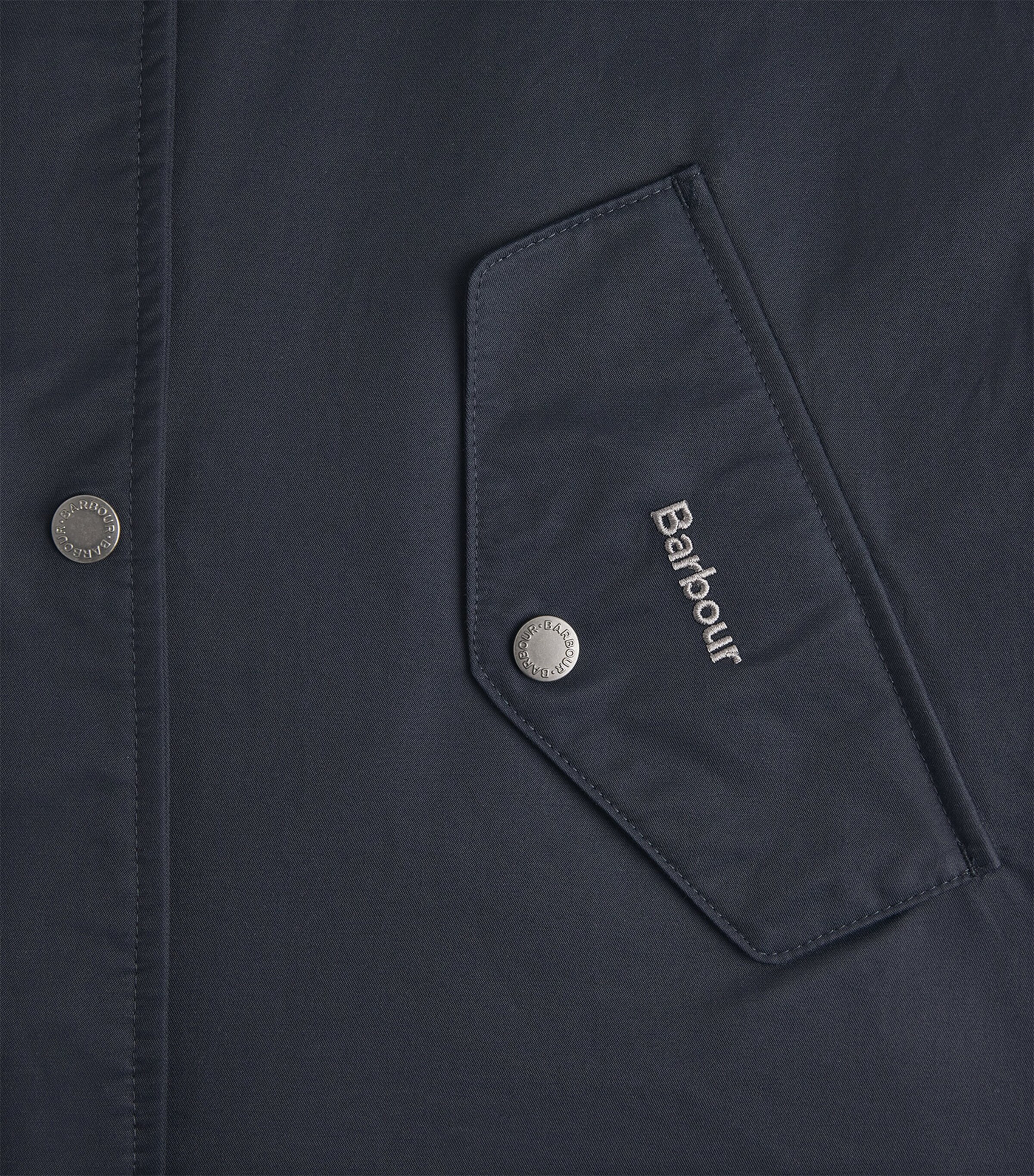 Barbour Womens Showerproof Kingswood Hooded Jacket Dark Navy Image 6