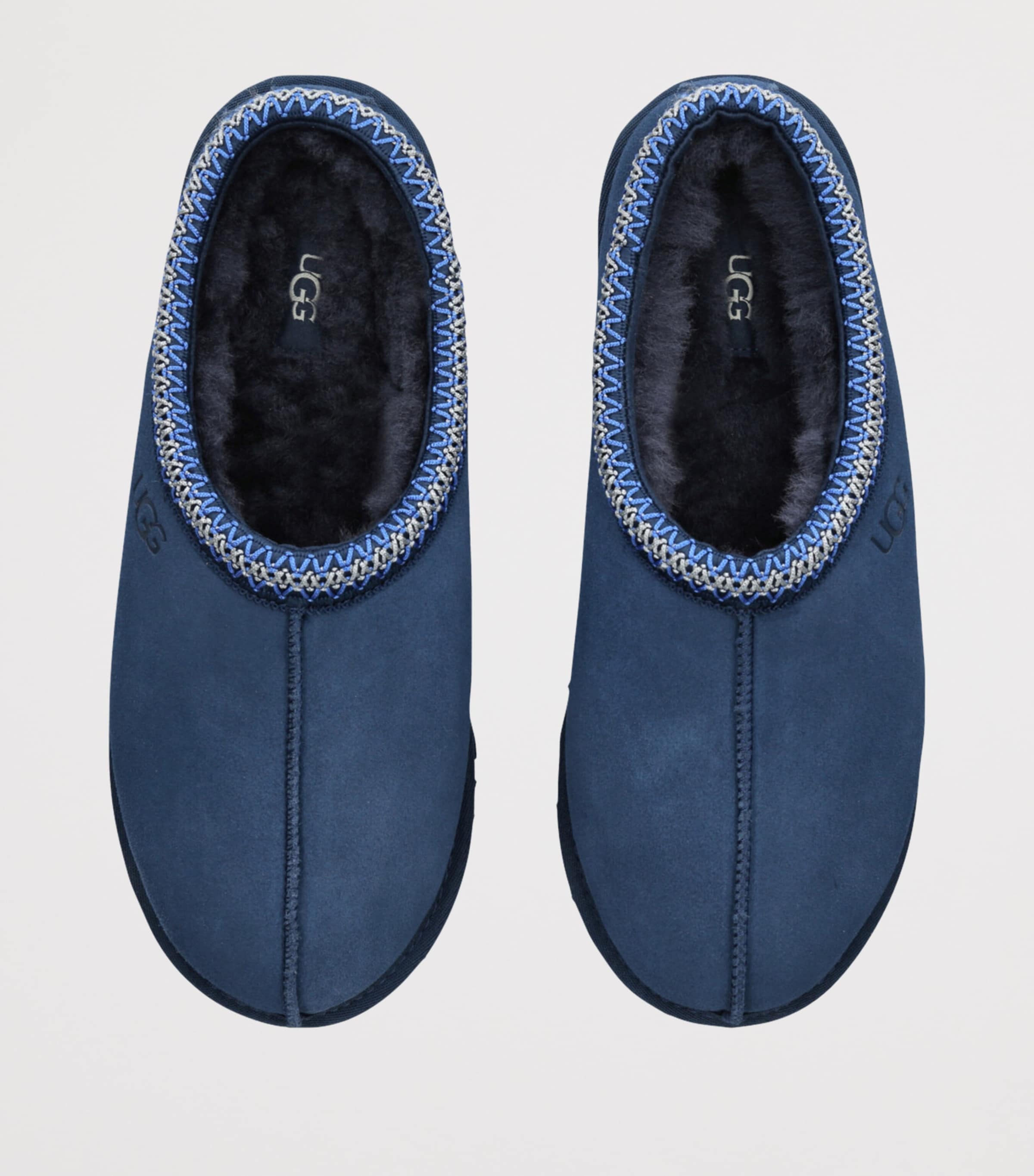 Suede Tasman Slippers NAVY Image 4