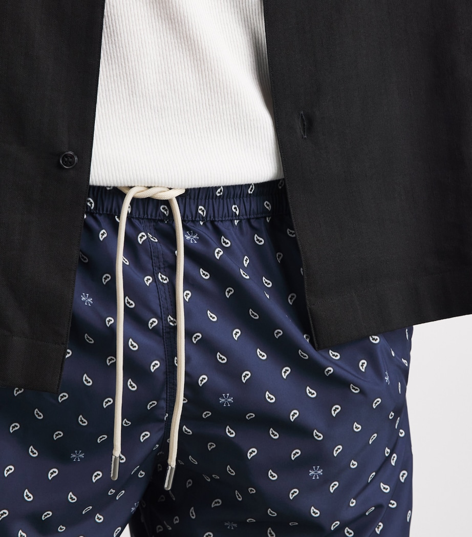 Jacob Cohën Mens Paisley Swim Shorts Blu Paisley Image 3
