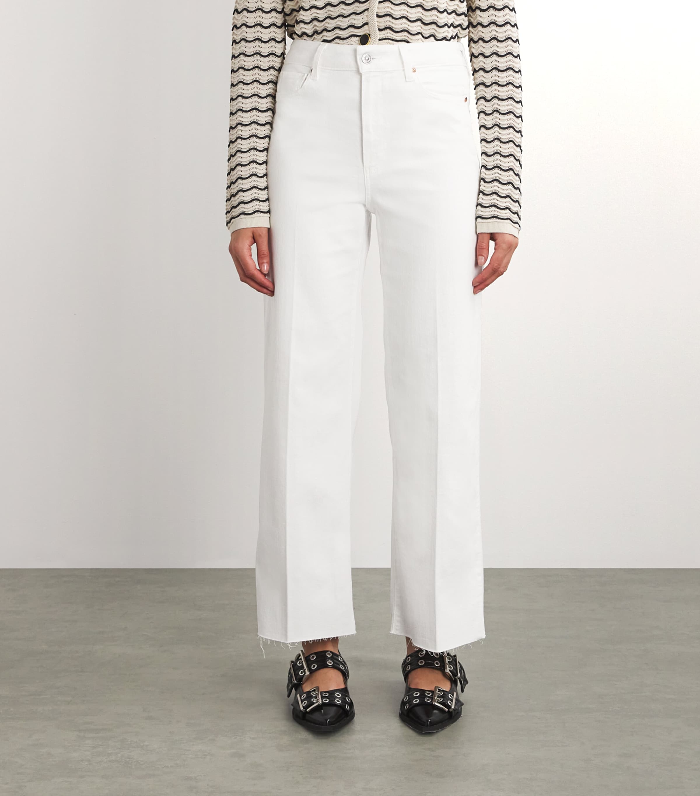 Anessa Wide-Leg Jeans  CRISP WHITE Image 3