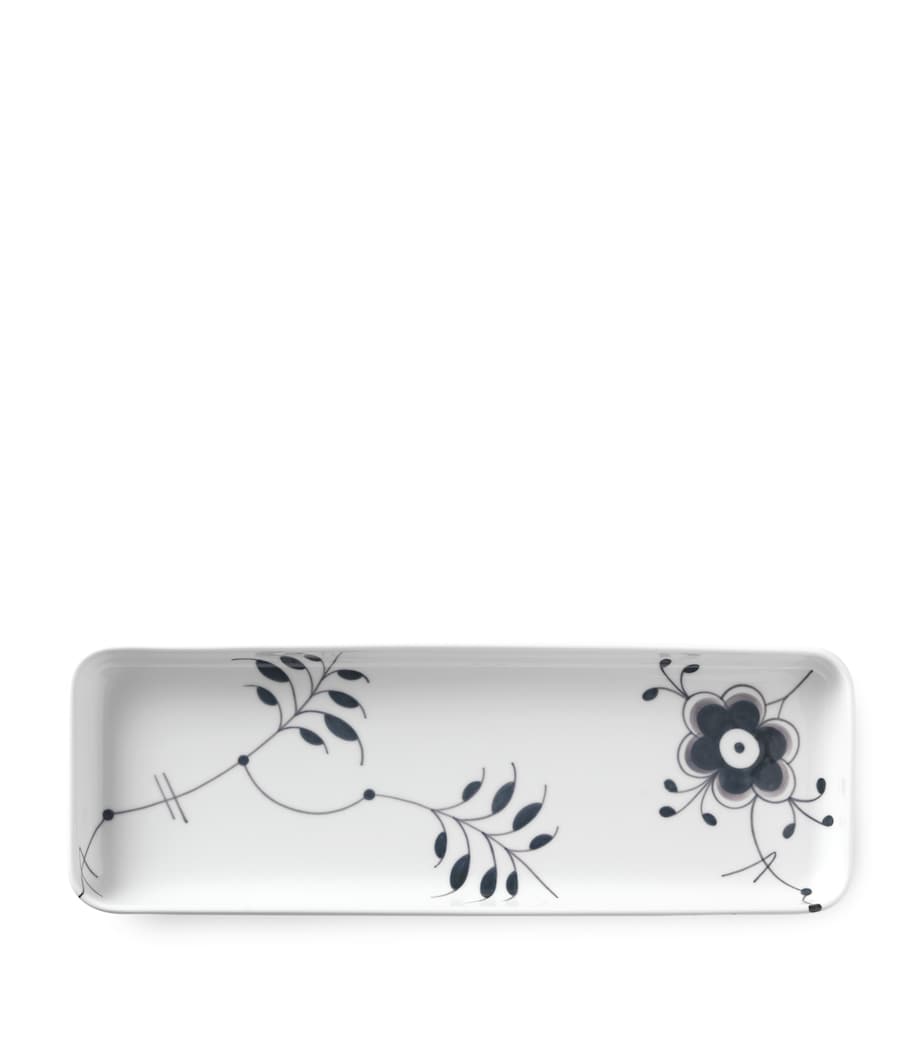 Black Fluted Mega Dish  (36cm) BLACK Image 1