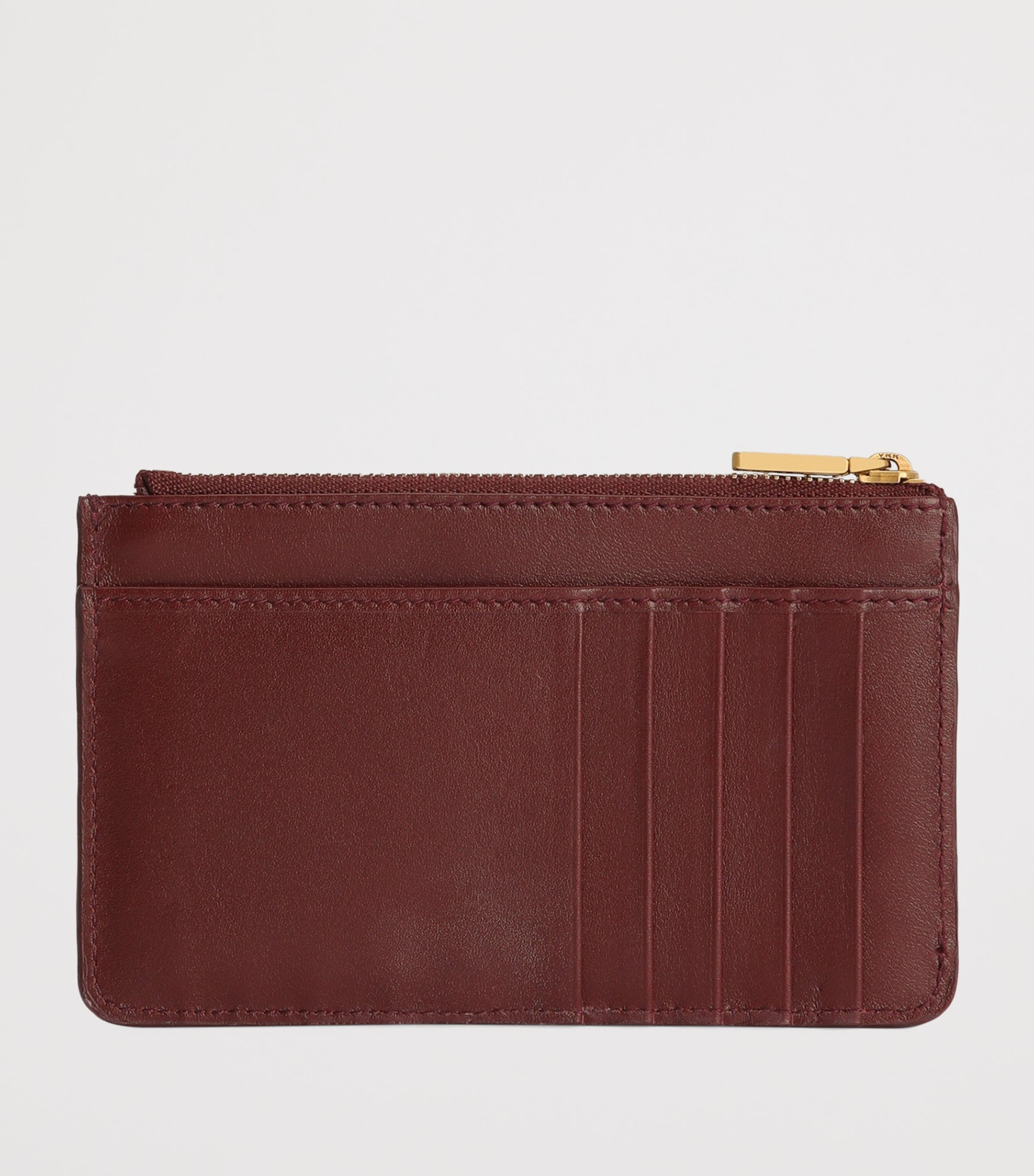Plongé Calfskin Card Holder 80346-BORDEAUX Image 3