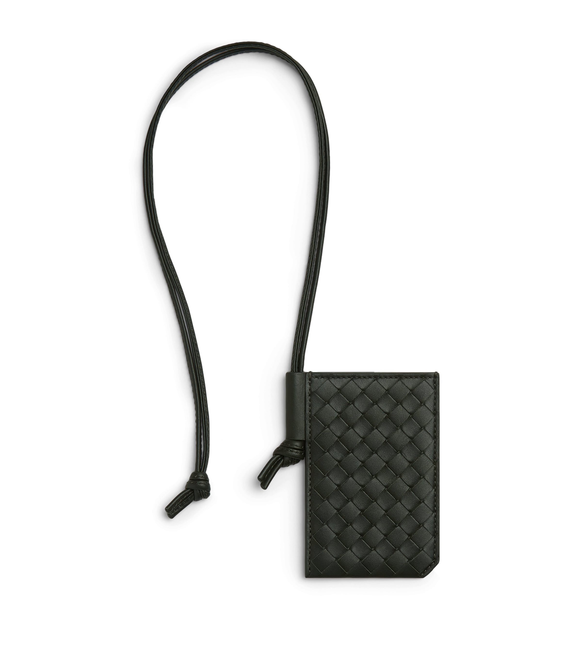 【BOTTEGA VENETA】Cassette Badge Holder ストラップ ホルダー Bottega Veneta® Women's Cassette Badge Holder in Black. Shop