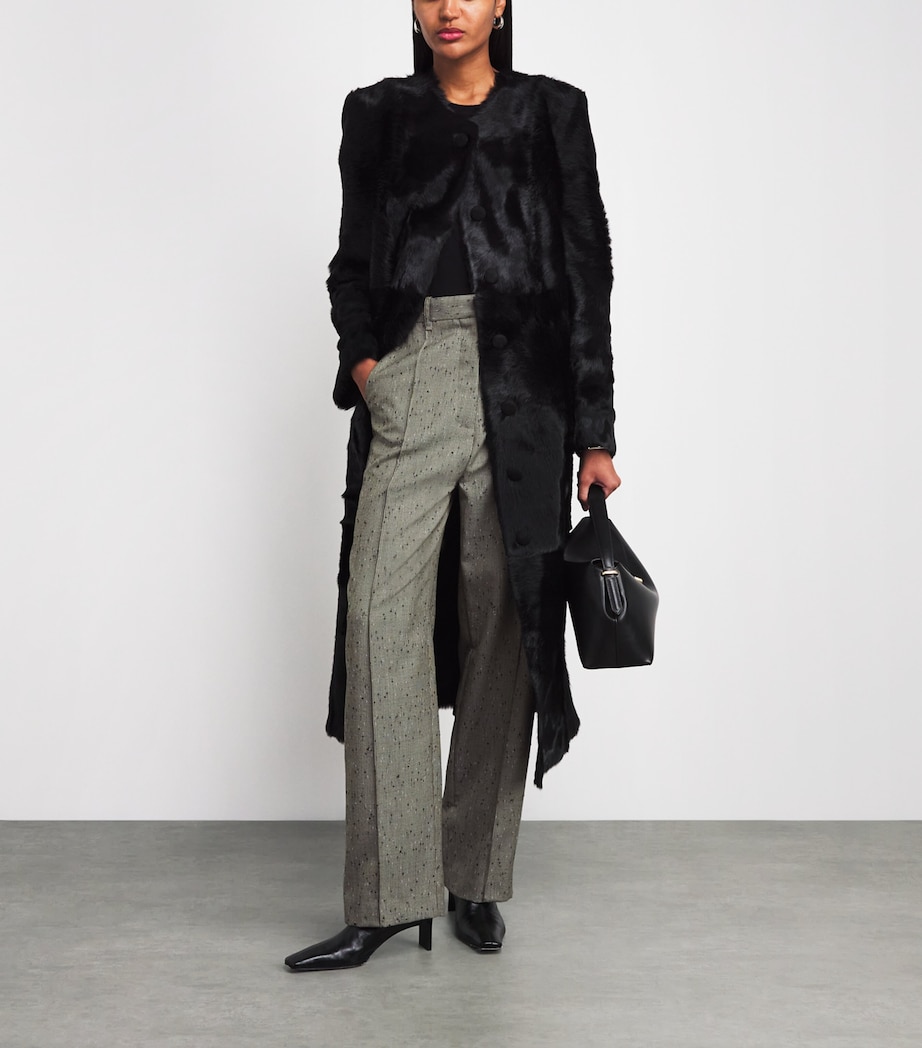 Slubbed Noma Straight Trousers KHAKI MARLE D70 Image 2