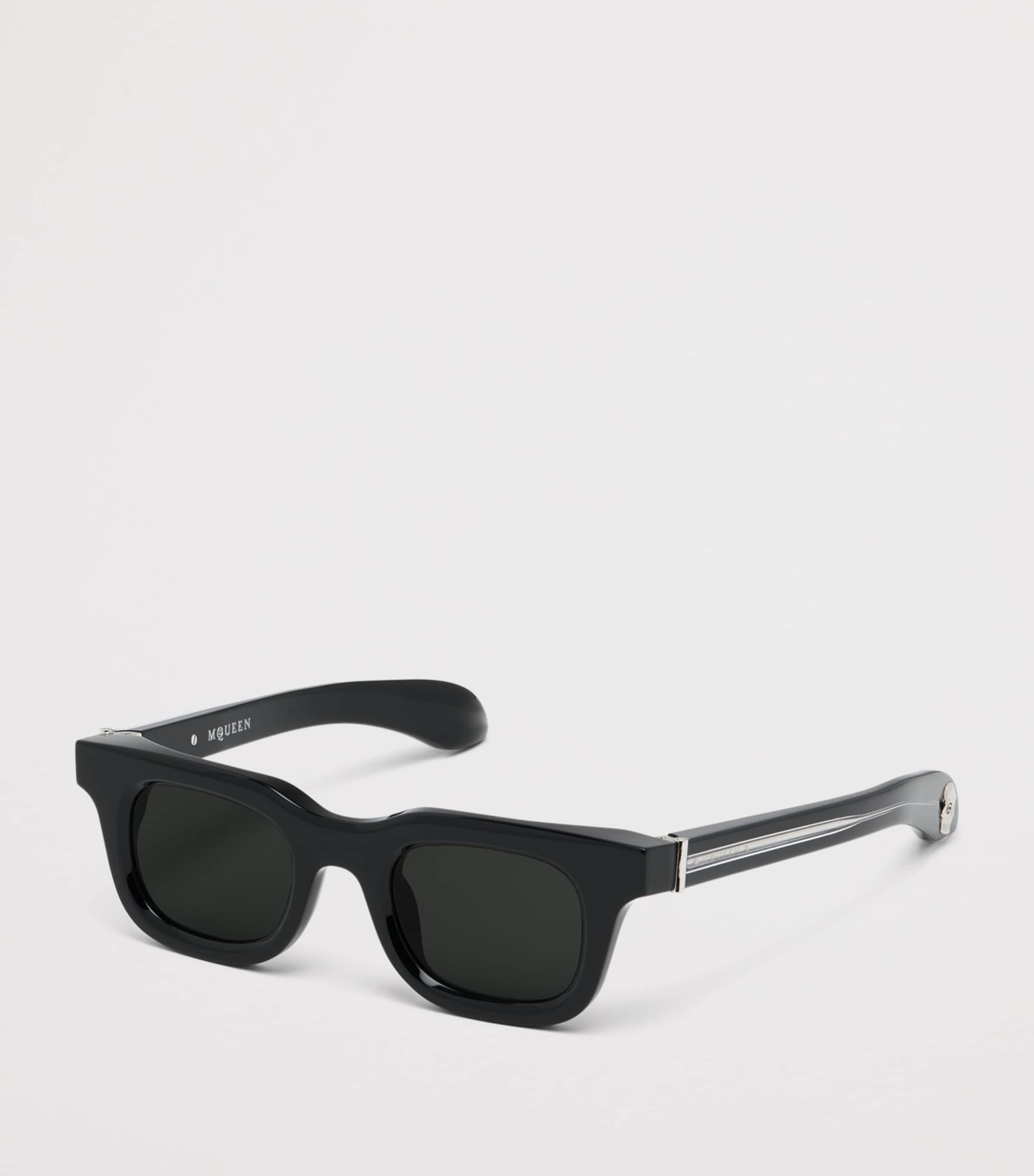 Skull-Detail Square Sunglasses 1056 Image 3