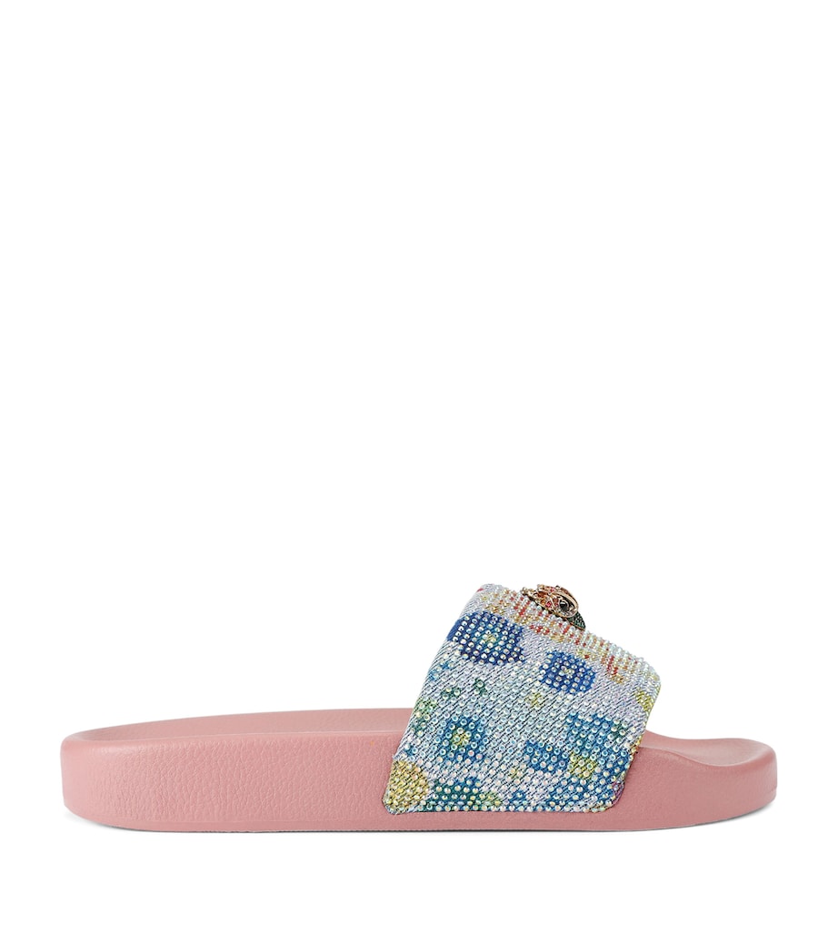 Kurt Geiger London Meena Eagle Slides Blue/pal.c Image 1