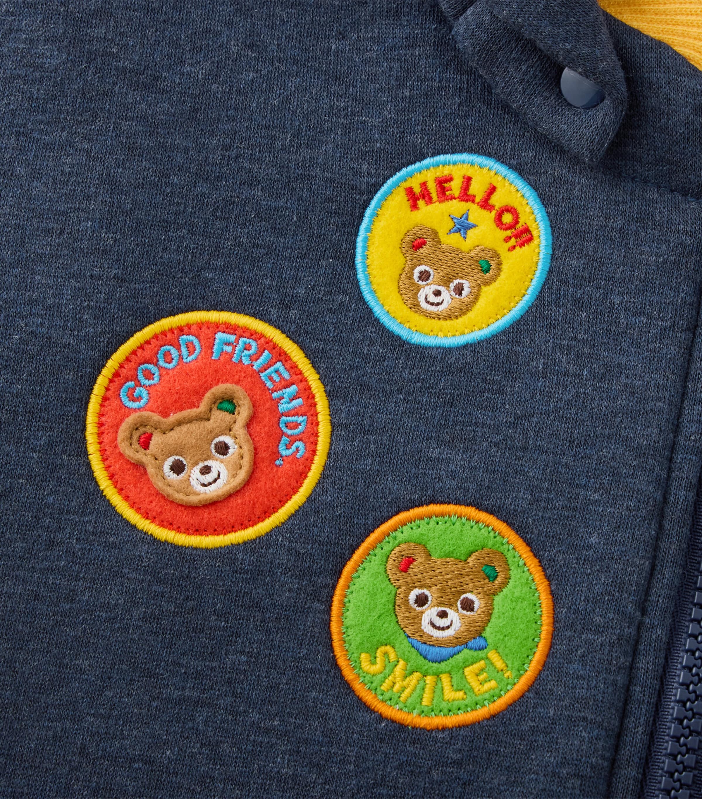 Miki House Appliqué Hooded Bomber Jacket (12 Months-7 Years) Image 6
