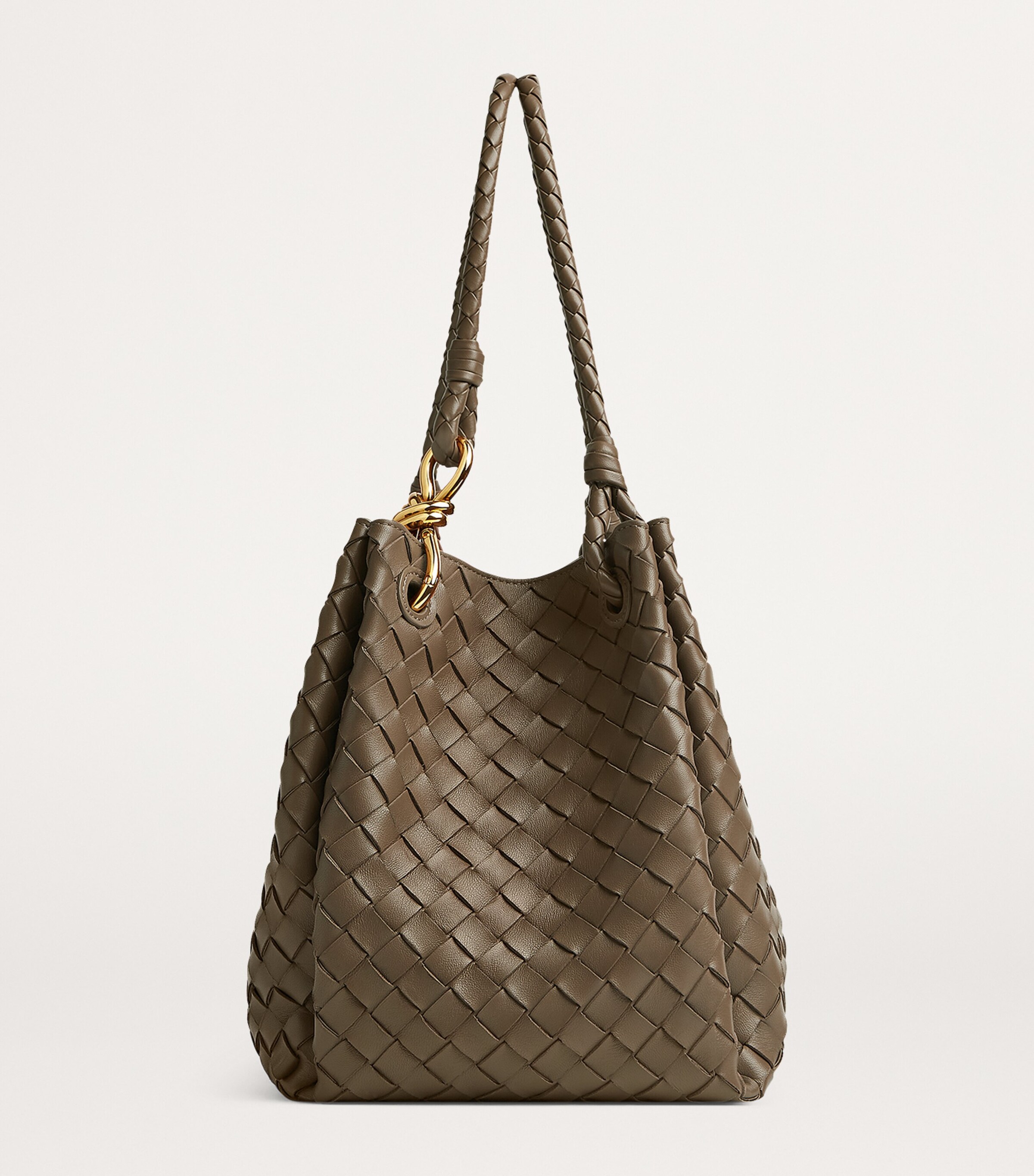 Bottega Veneta Large Leather Parachute Shoulder Bag | Harrods US