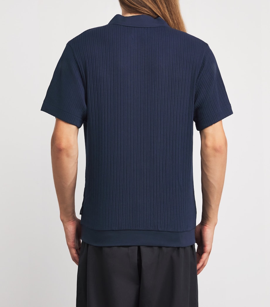 Organic Cotton Polo Shirt NAVY Image 4