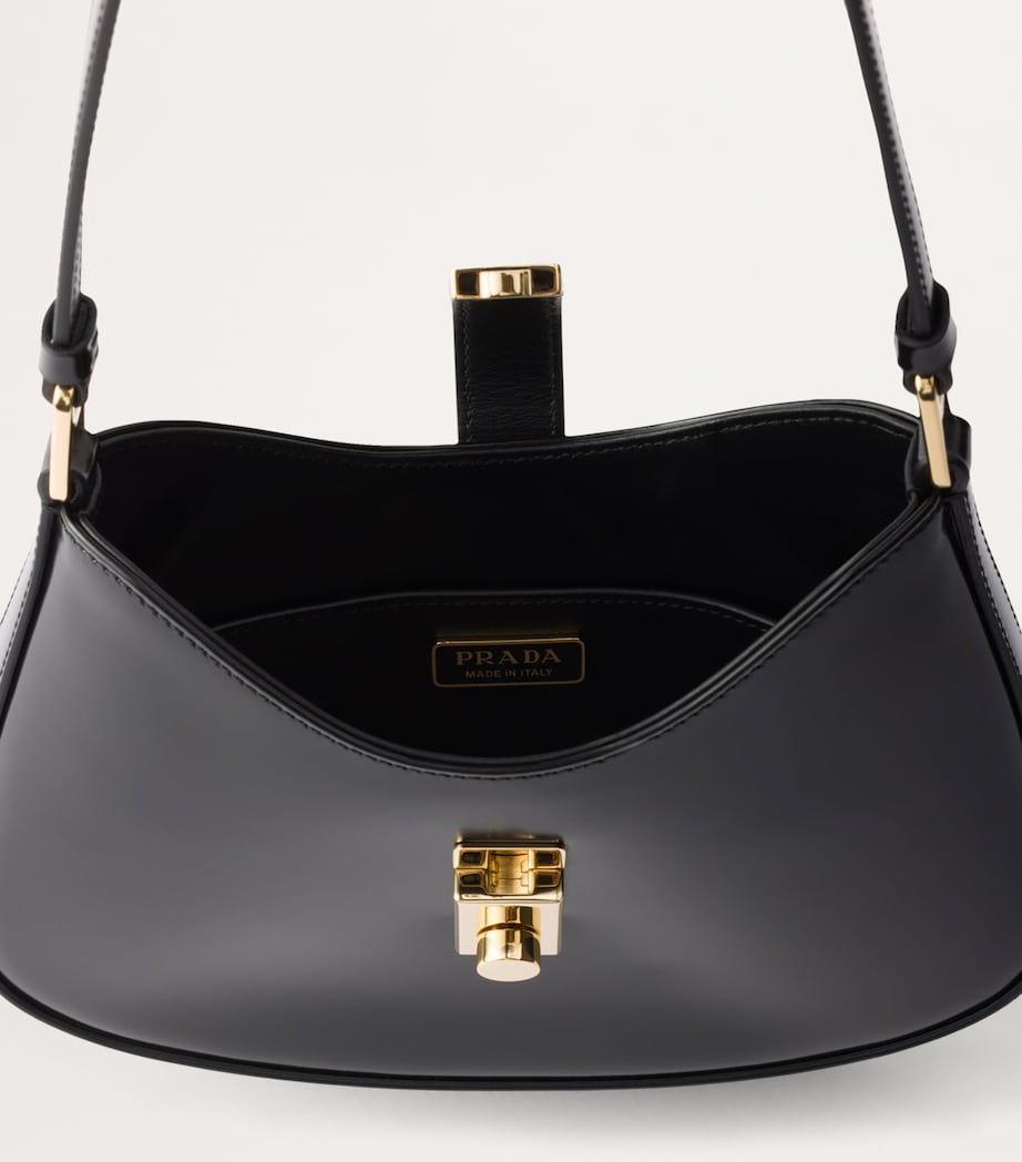 Prada Brushed Leather Cleo Shoulder Bag Image 4