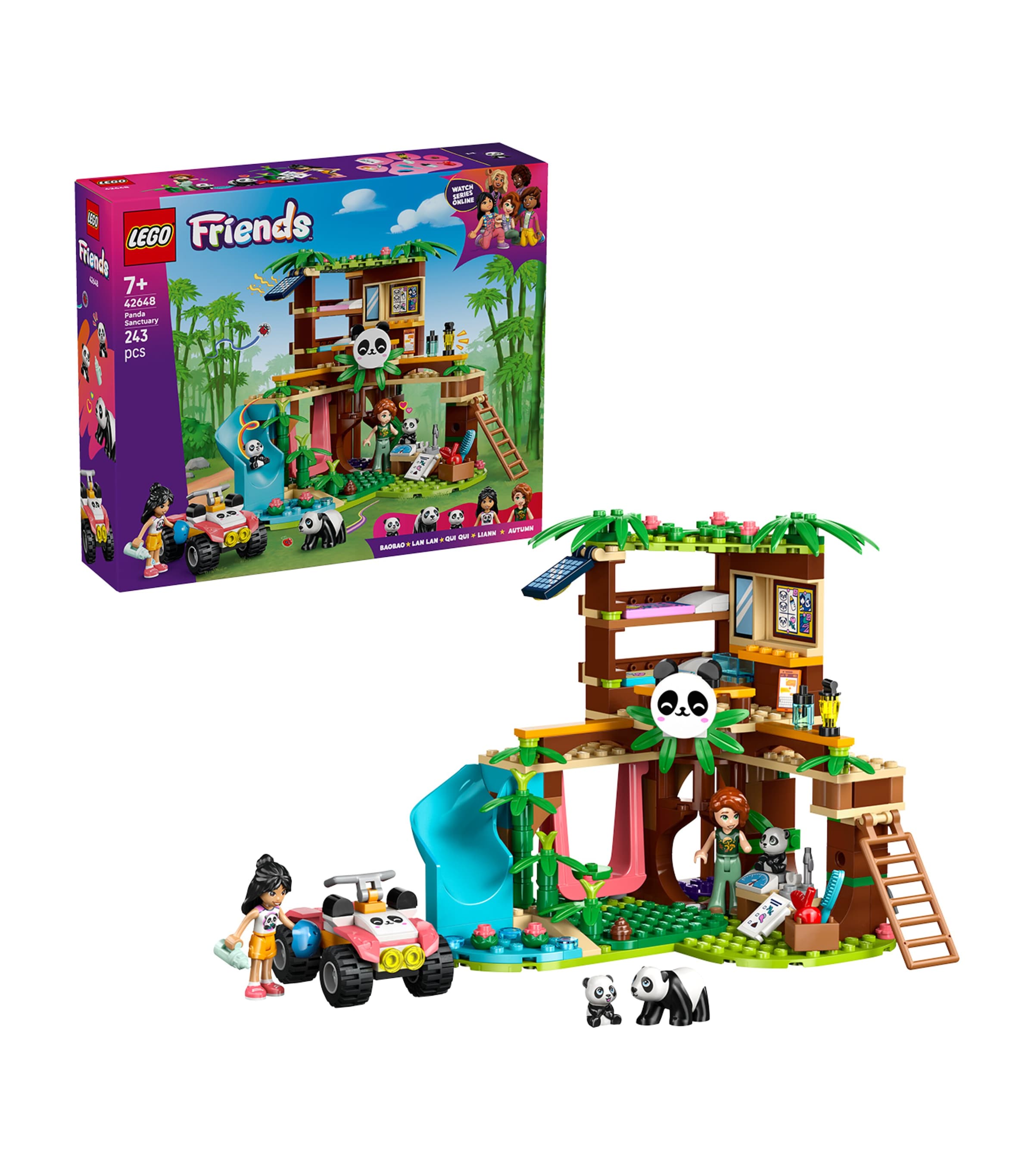 Panda Sanctuary Animal Care Set 42648 MULTI Image 2