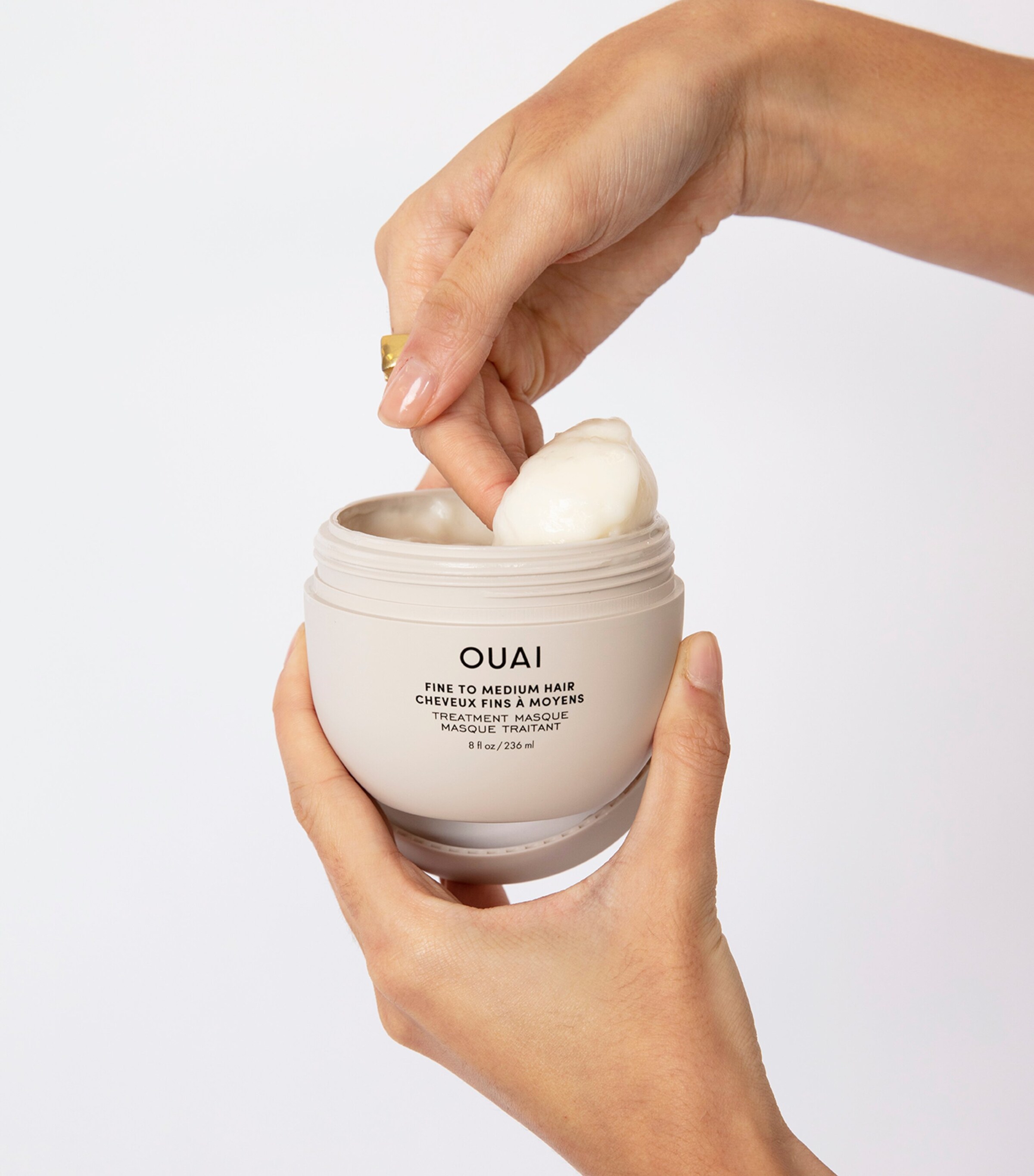 Fine/Medium Hair Treatment Masque (236ml) NO COLOUR Image 4