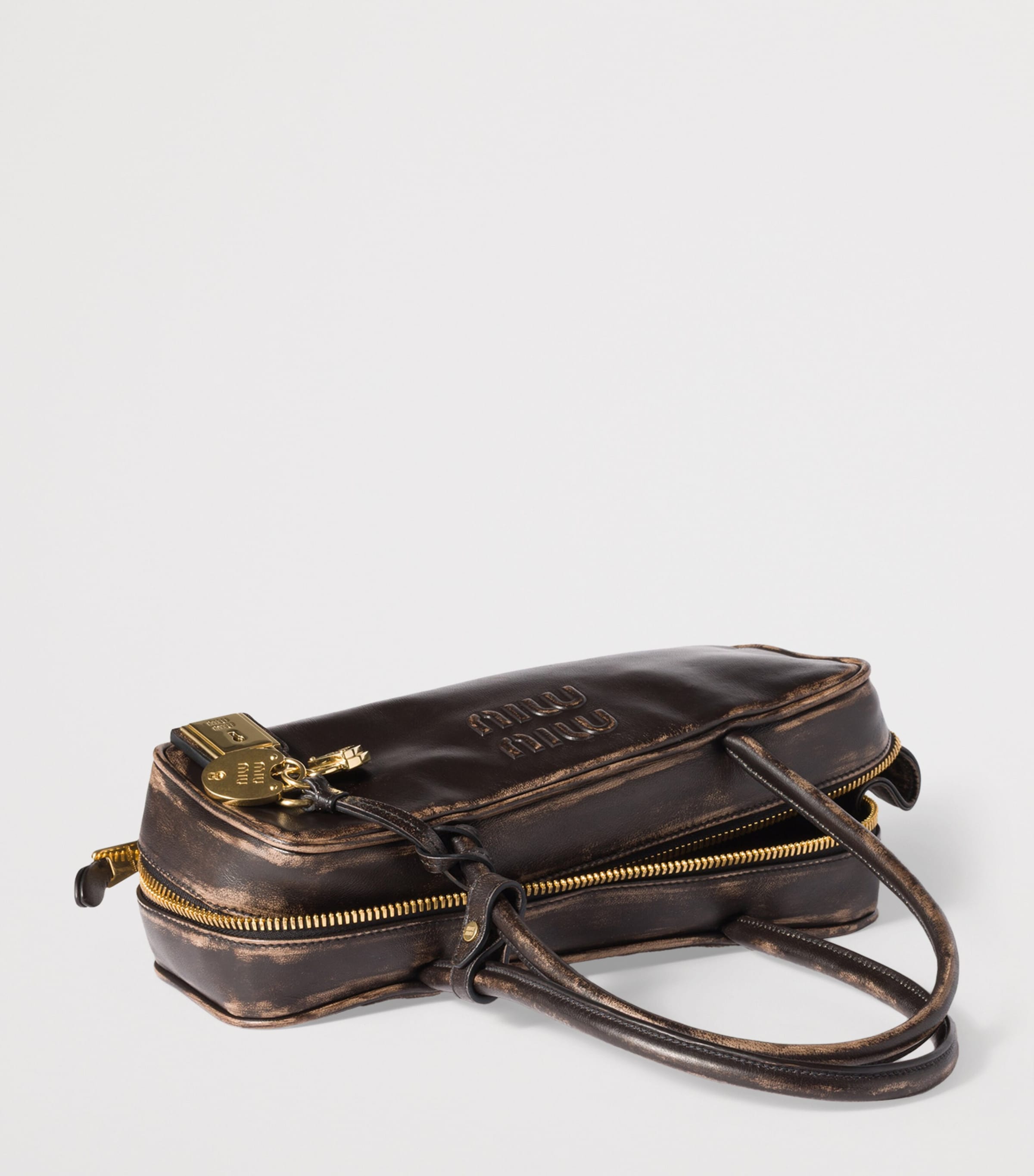 Leather Beau Top-Handle Bag F0201 Image 7