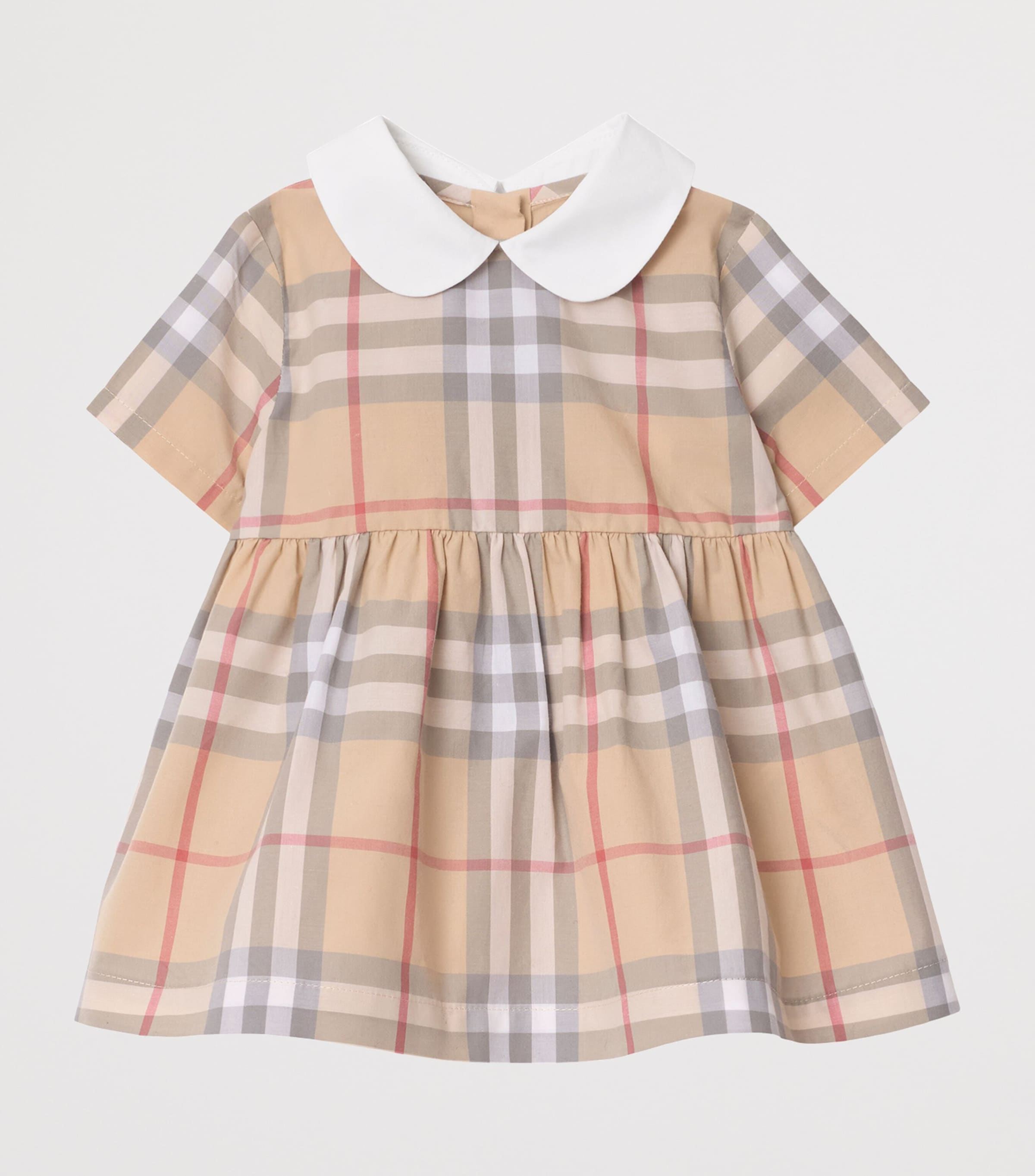 Check Dress and Bloomers Set (1-18 Months) PALE STONE IP CHECK Image 2