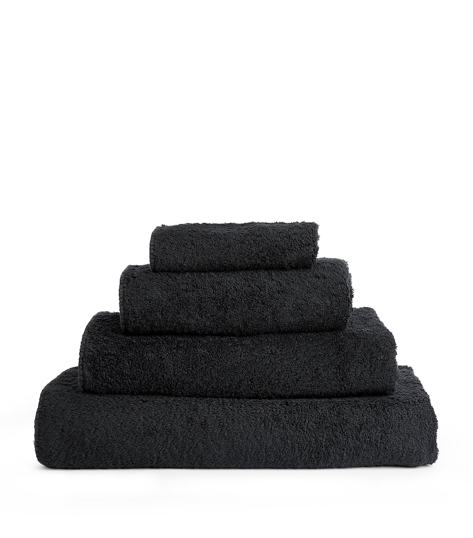 Super Pile Bath Sheet (105cm x 180cm) 990 BLACK Image 1