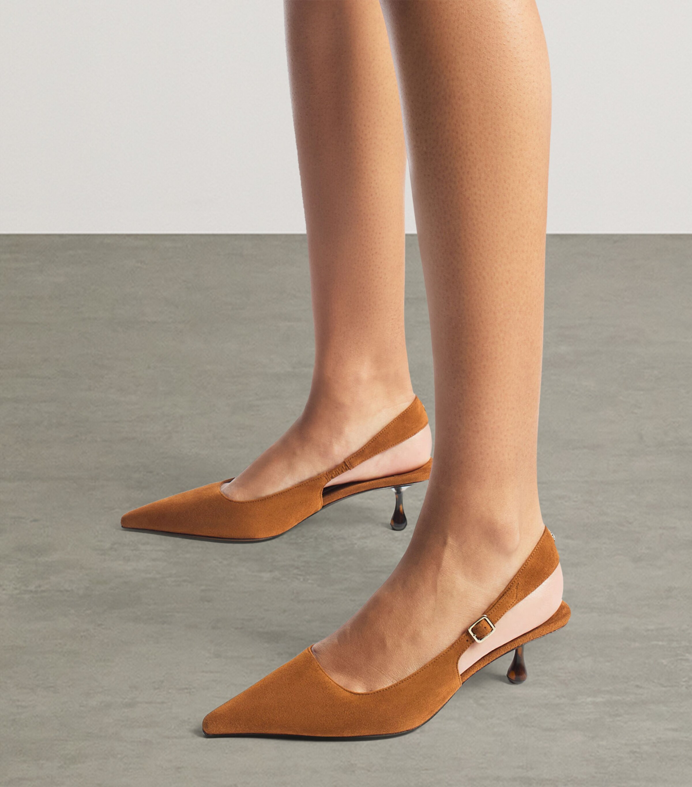 Jimmy Choo Amel 50 Suede Slingback Pumps | Harrods US
