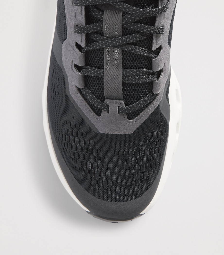 On Mens Cloudrunner 3 Trainers Black | Ivory Image 6