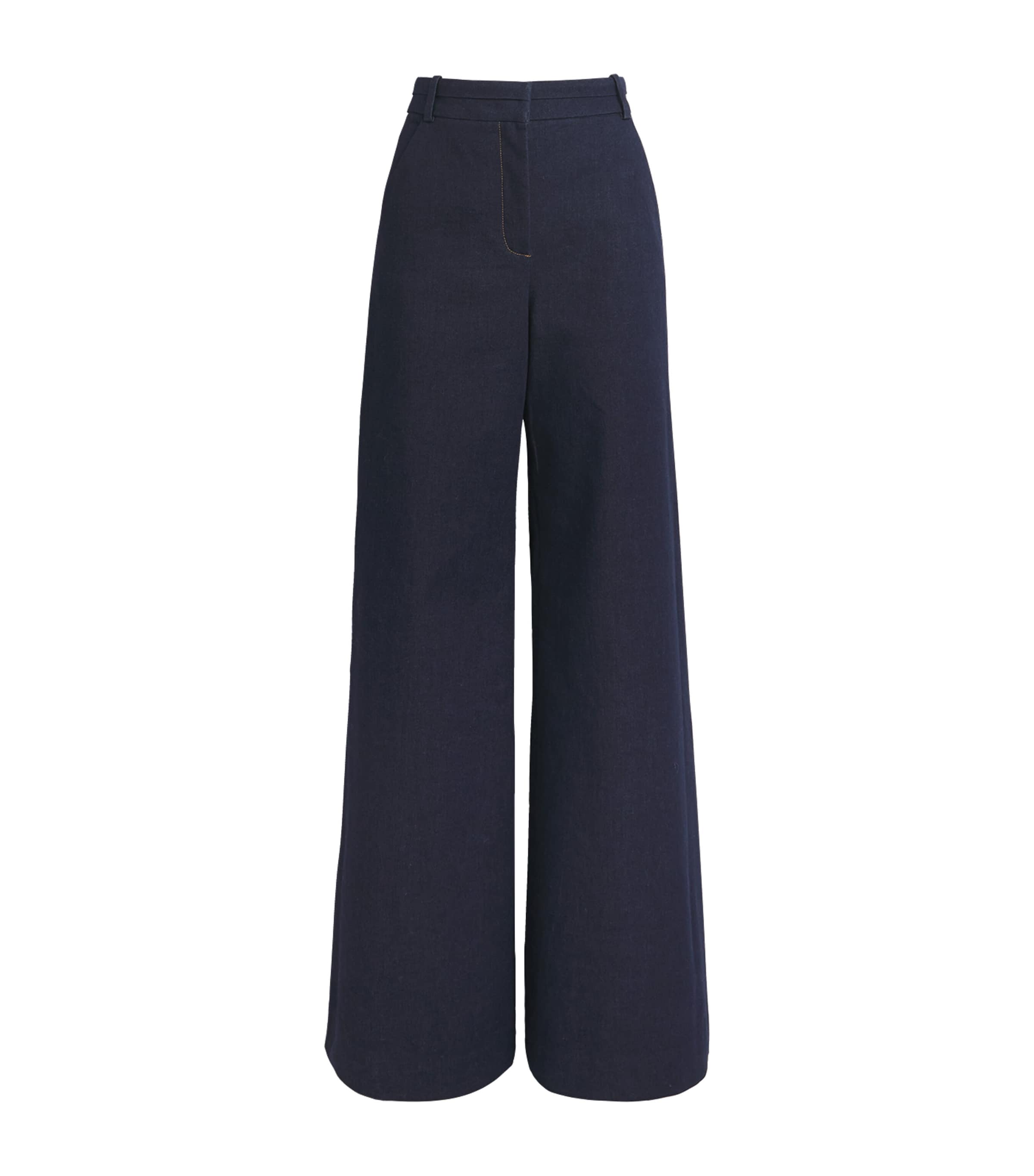 Denim Crue Wide-Leg Trousers B0214 MIDNIGHT WASH Image 1