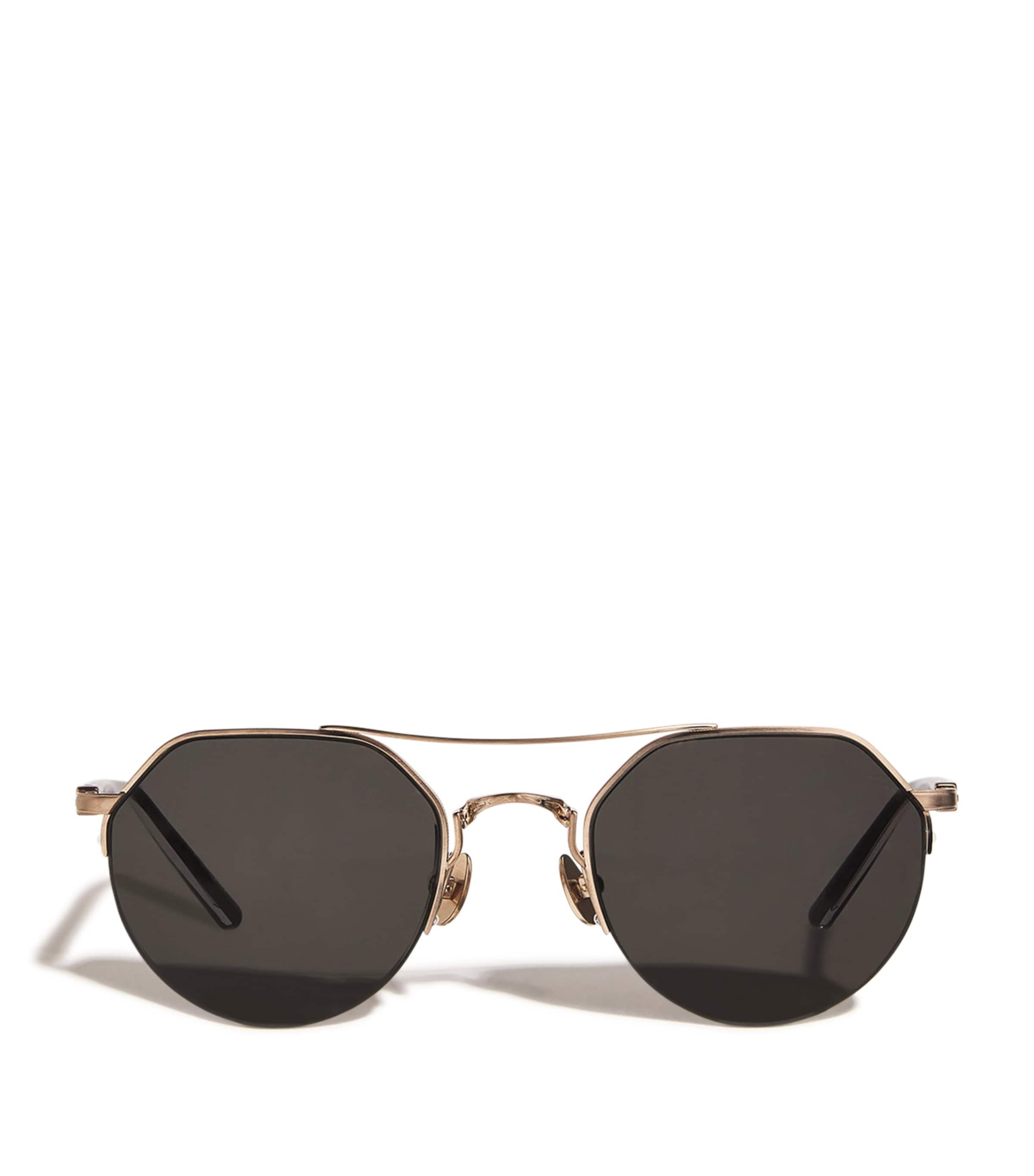 Matsuda M3141 Sunglasses Brushed Gold Image 1