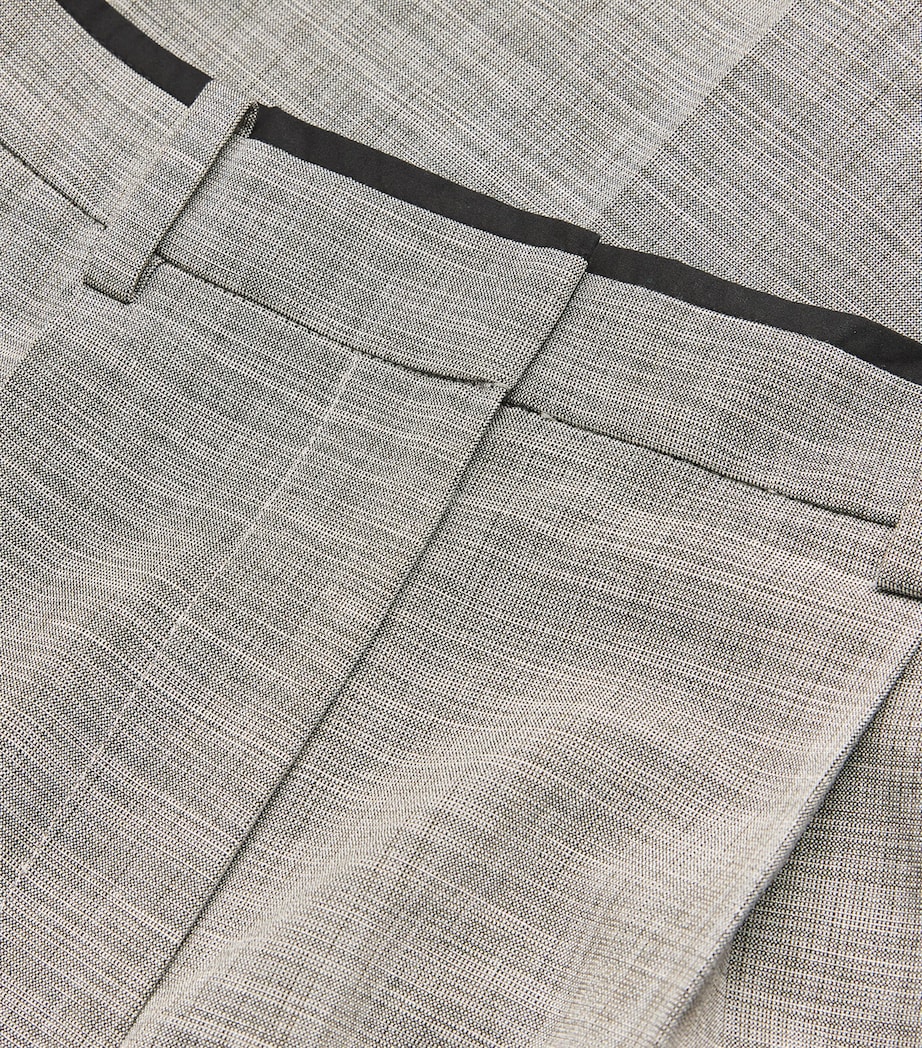 Wide-Leg Tailored Trousers GREY Image 5