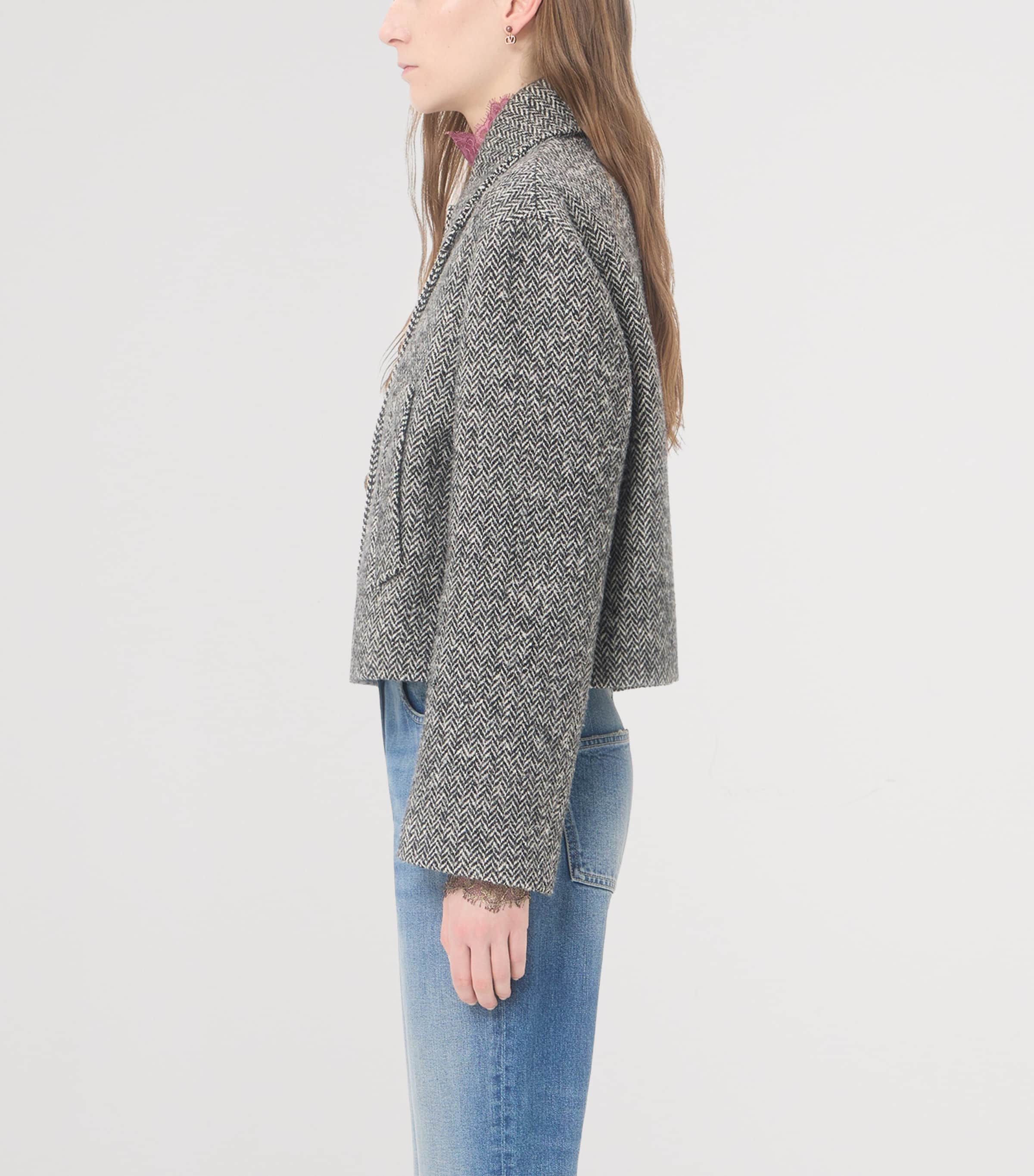 Valentino Womens Virgin Wool-Blend Coat Image 4
