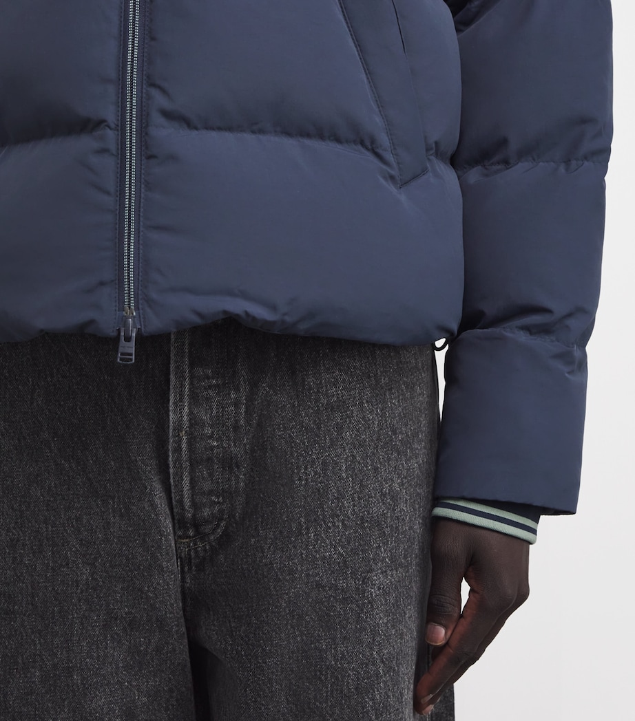 Logo Puffer Jacket 738-DARK AIRFORCE Image 6