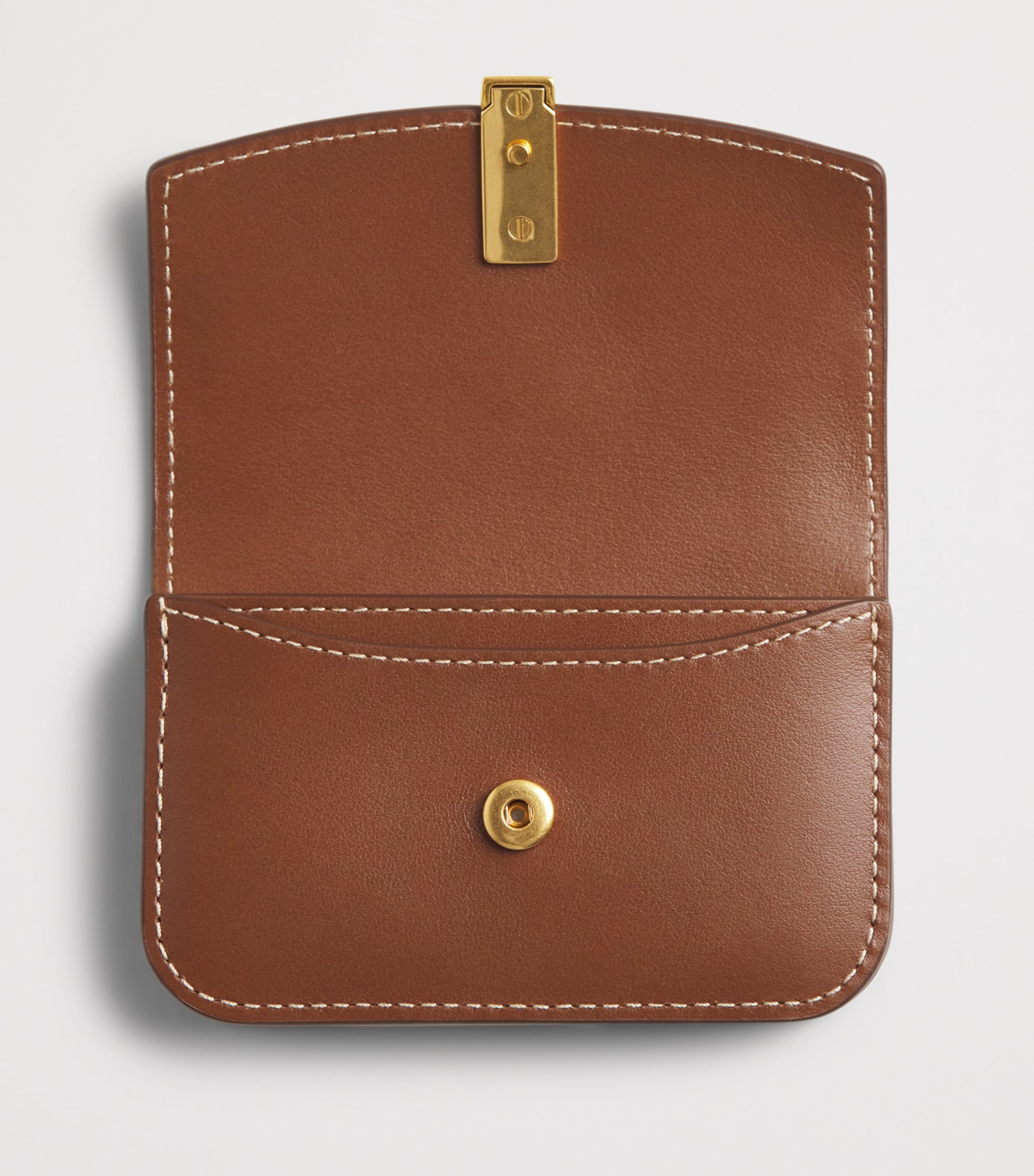 Polo Ralph Lauren Leather Flap ID Card Holder Cuoio Image 3
