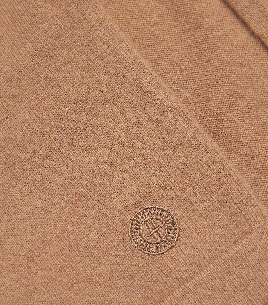 Cashmere Sleeveless Midi Dress LLAMA Image 5