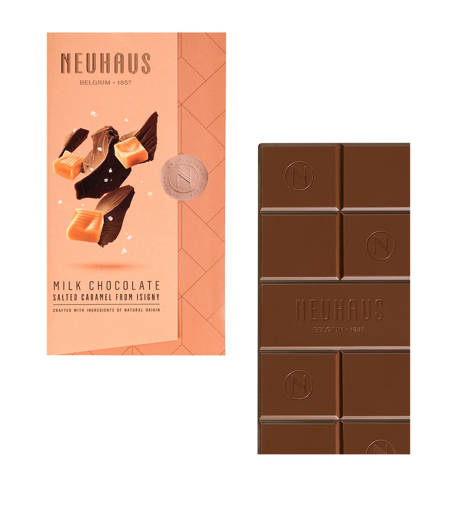 Isigny Salted Caramel Milk Chocolate Bar (100g) NO COLOUR Image 3