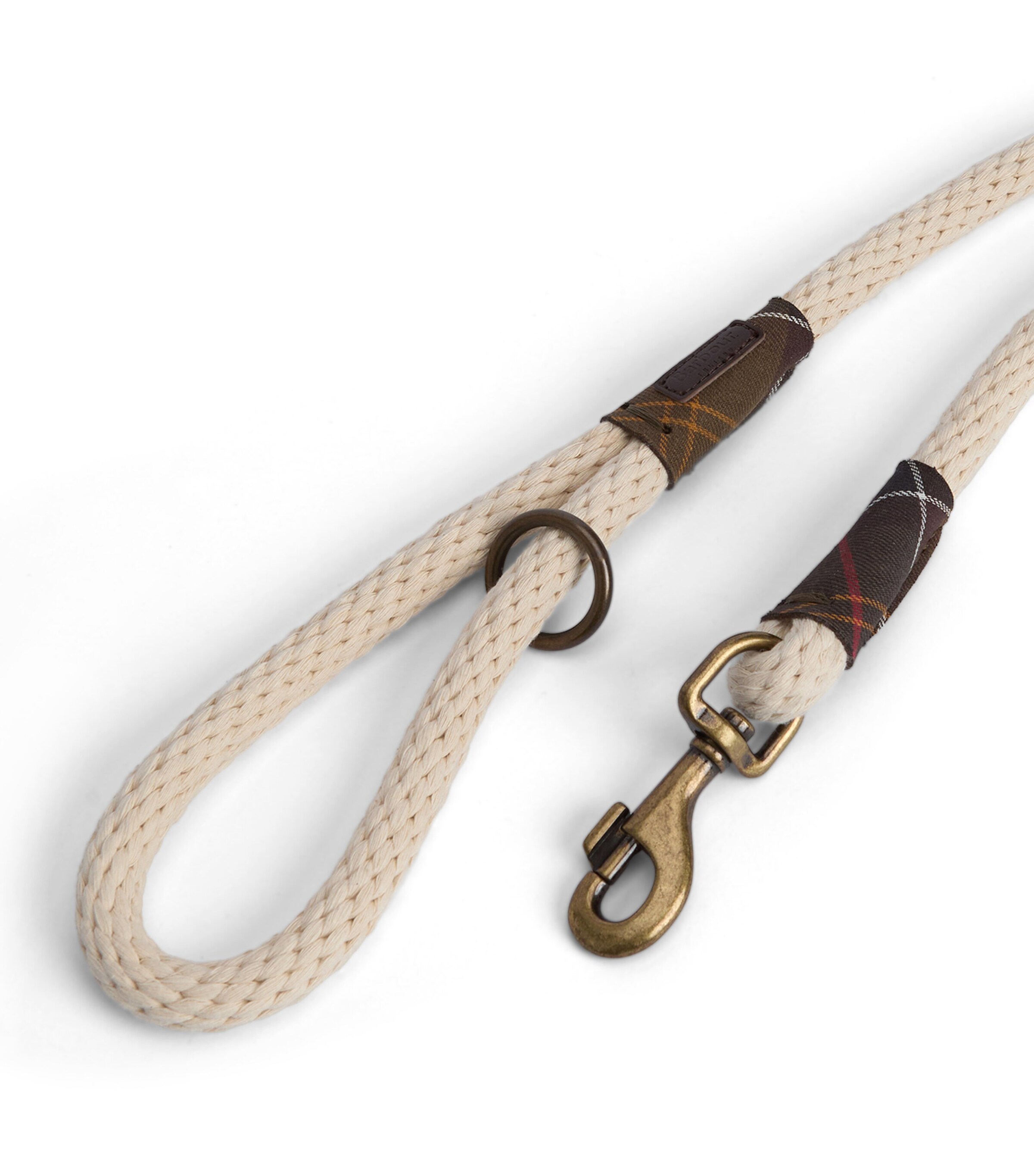 Barbour Cotton Rope Dog Lead Neutral Image 5